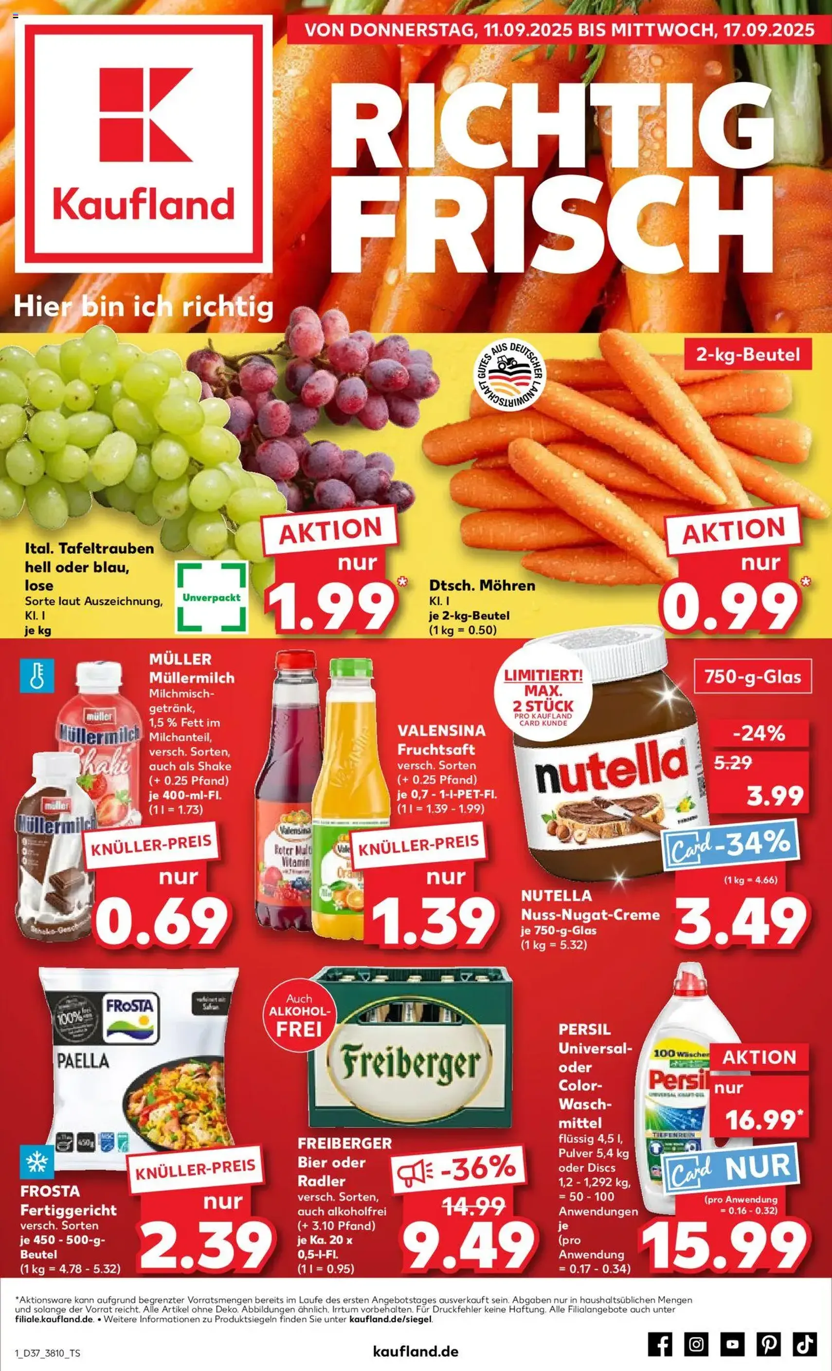 Kaufland Prospekt - Gültiger Prospekt ab 11.09.2025, Seite 1 von insgesamt 59 Kaufland Prospekt - Gültiger Prospekt ab 11.09.2025, Seite 1 von insgesamt 59