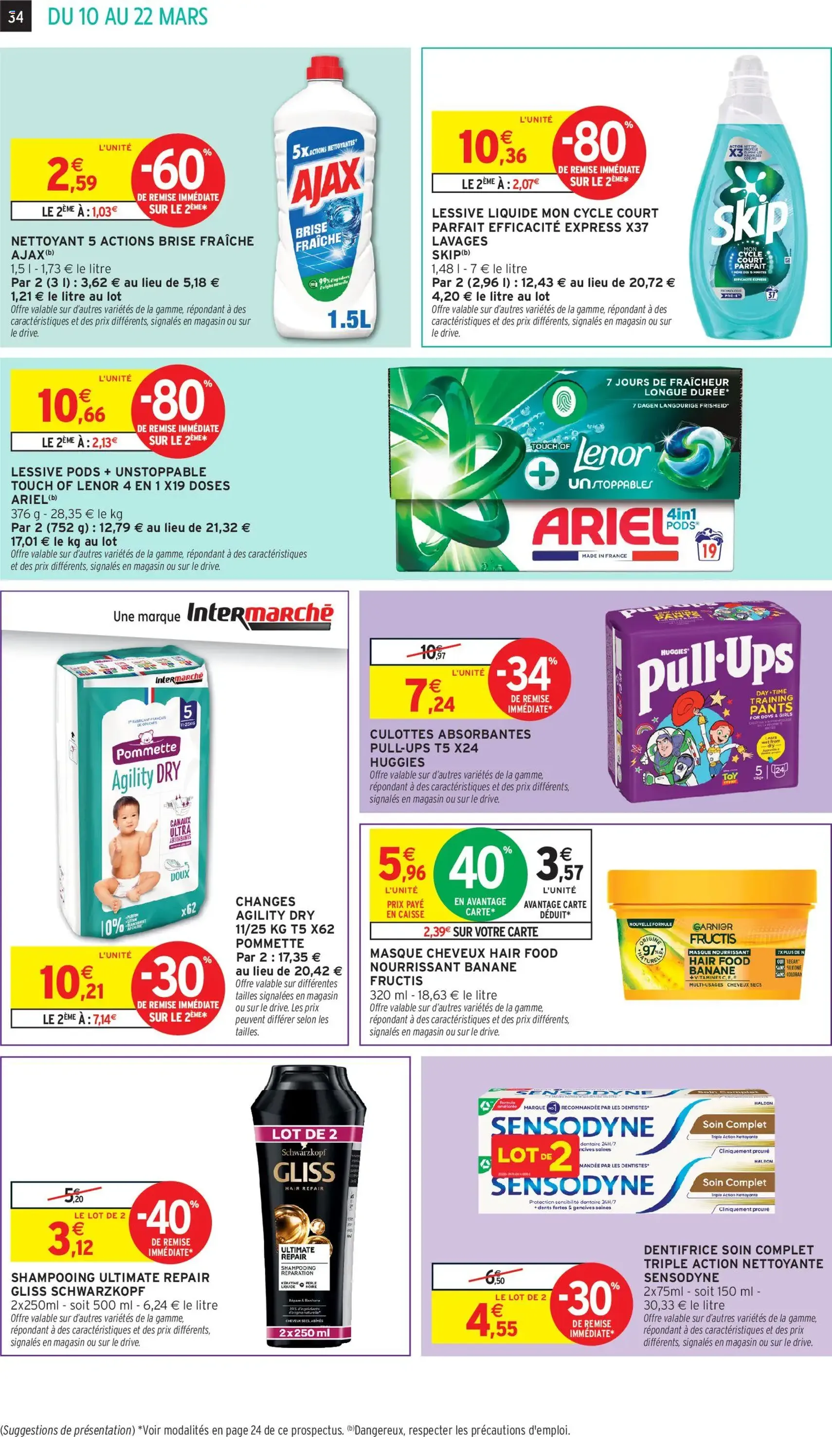 Intermarché catalogue semaine 11 - brochure valable à partir du 10/03/2026, page 34 sur 40