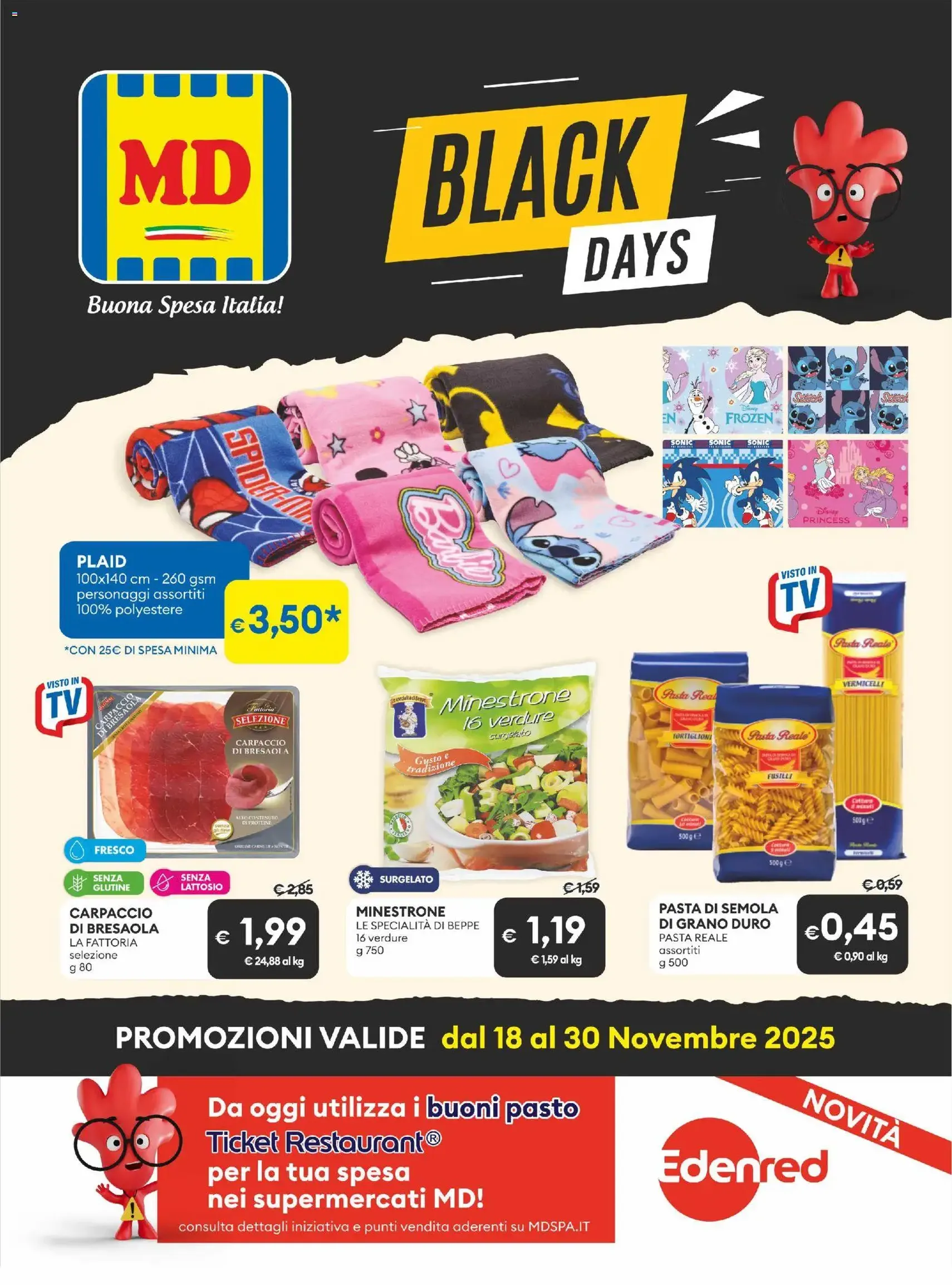 MD Discount - Black Friday - volantino valido dal 18/11/2025 pagina 1 di 42