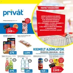 PRIVÁT Akciós újság - szórólap előnézete érvényes 2025.09.04. -tól