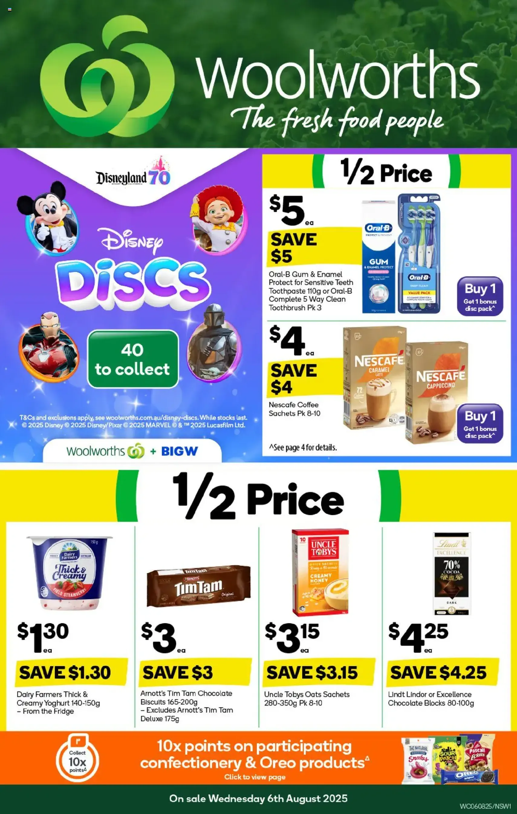 Weekly catalogue Woolworths NSW 06/08 - valid flyer from 06/08/2025, page 1 of 46 Weekly catalogue Woolworths NSW 06/08 - valid flyer from 06/08/2025, page 1 of 46