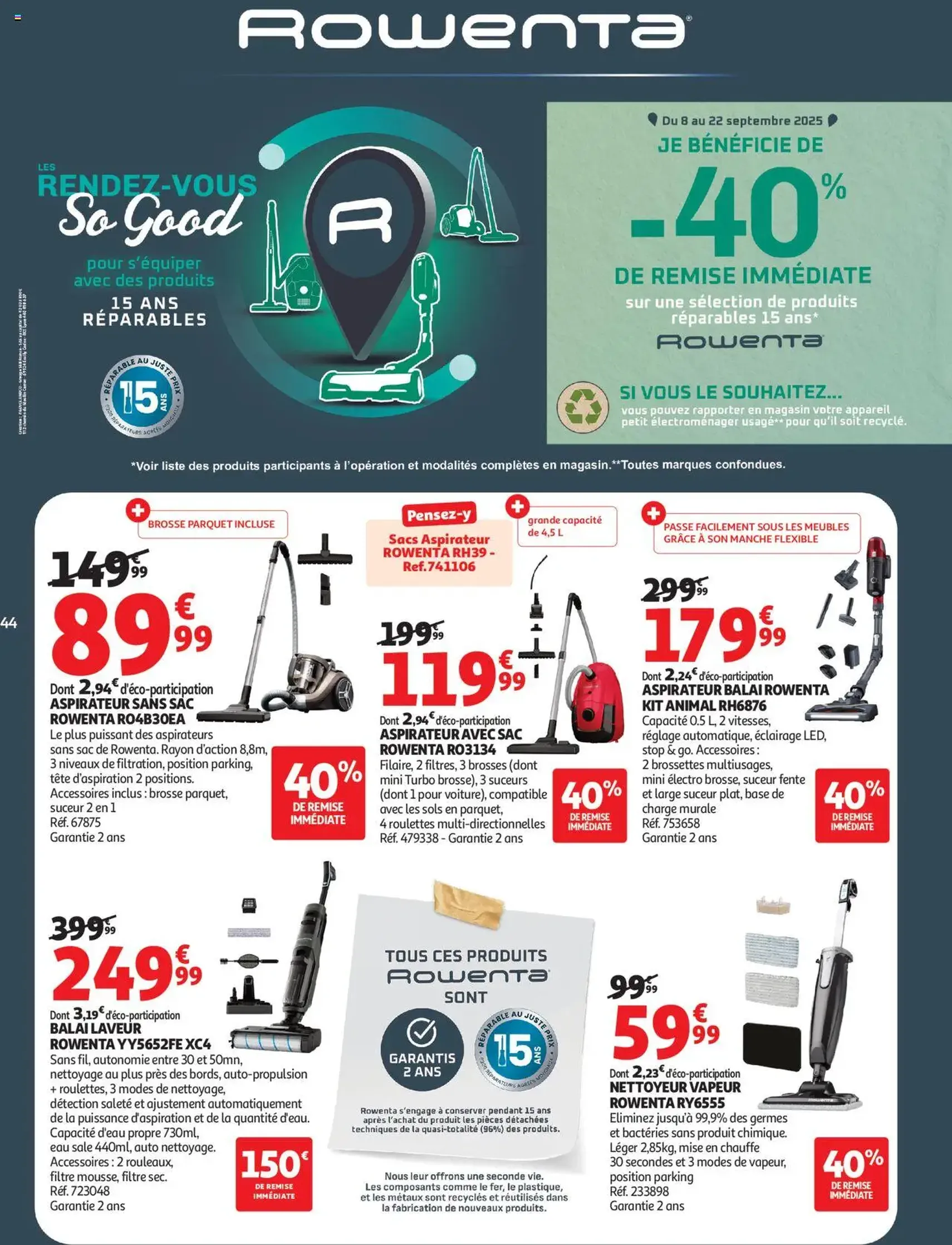 Auchan prospectus - brochure valable à partir du 09/09/2025, page 44 sur 60 Auchan prospectus - brochure valable à partir du 09/09/2025, page 44 sur 60