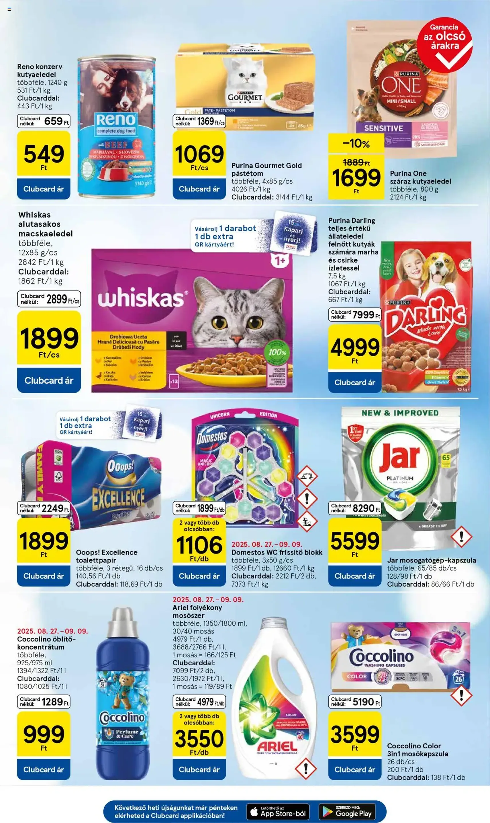 Tesco Hipermarket - Akciós újság - 2025.08.28. érvényes szórólap 7 oldal 32 oldalból Tesco Hipermarket - Akciós újság - 2025.08.28. érvényes szórólap 7 oldal 32 oldalból