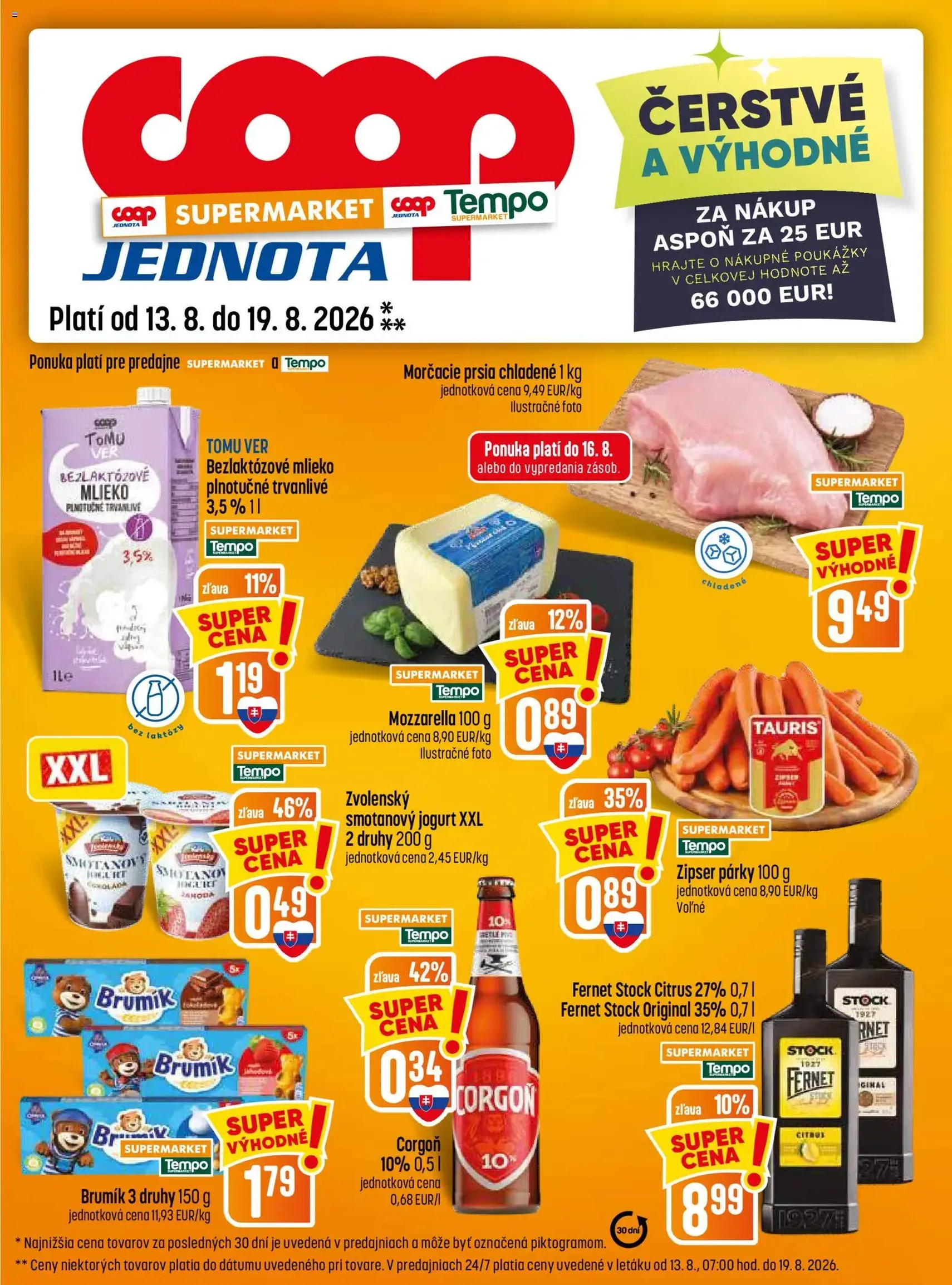 COOP Jednota leták - platný leták od 13.08.2026 strana 13 z 28