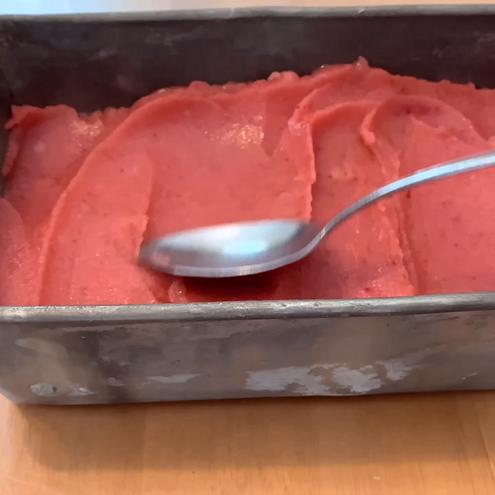 Ricetta sorbetto alle fragole - procedimento 1
