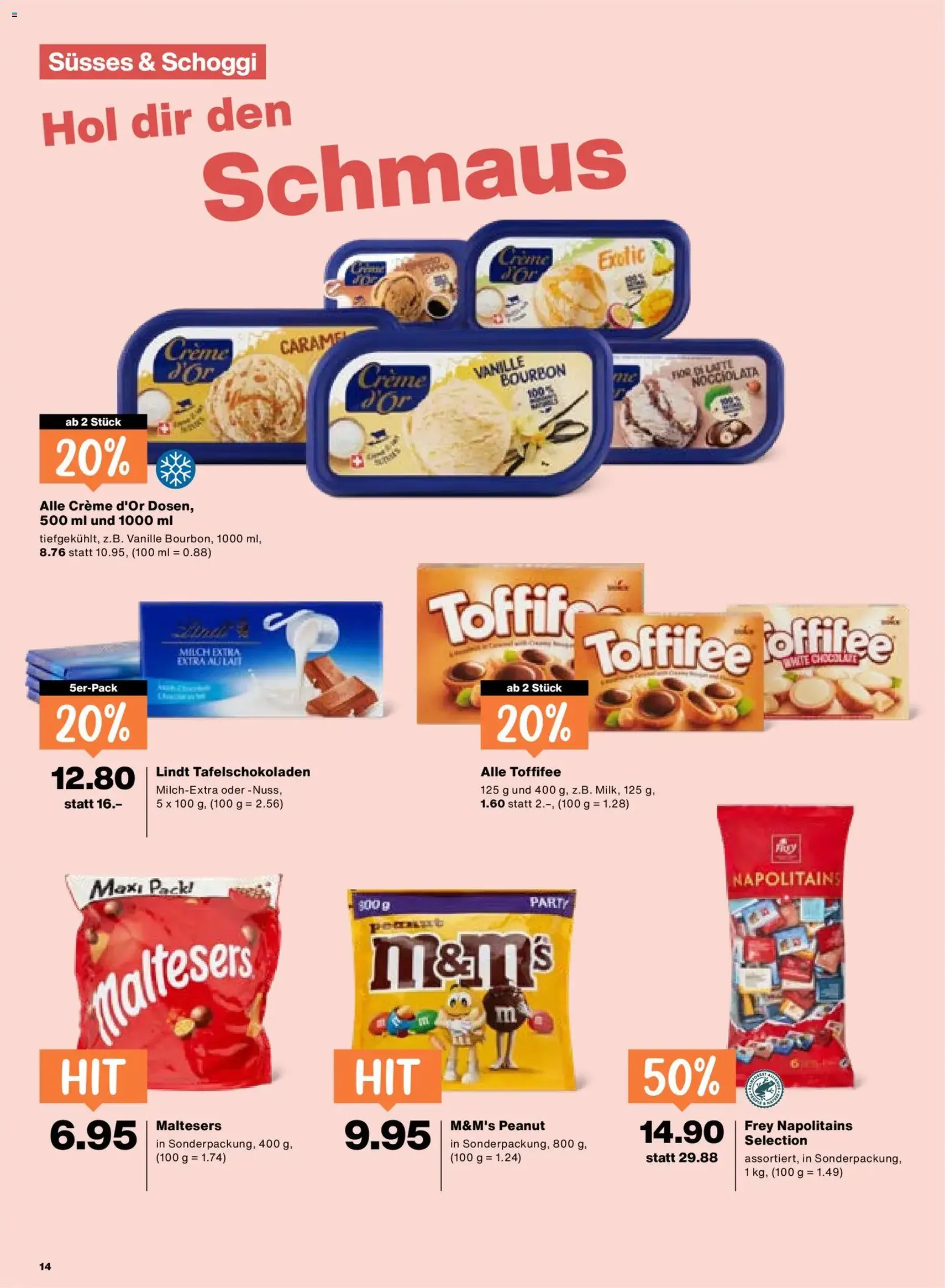 Migros aktionen - Gültiger Prospekt ab 17.09.2026, Seite 14 von insgesamt 24