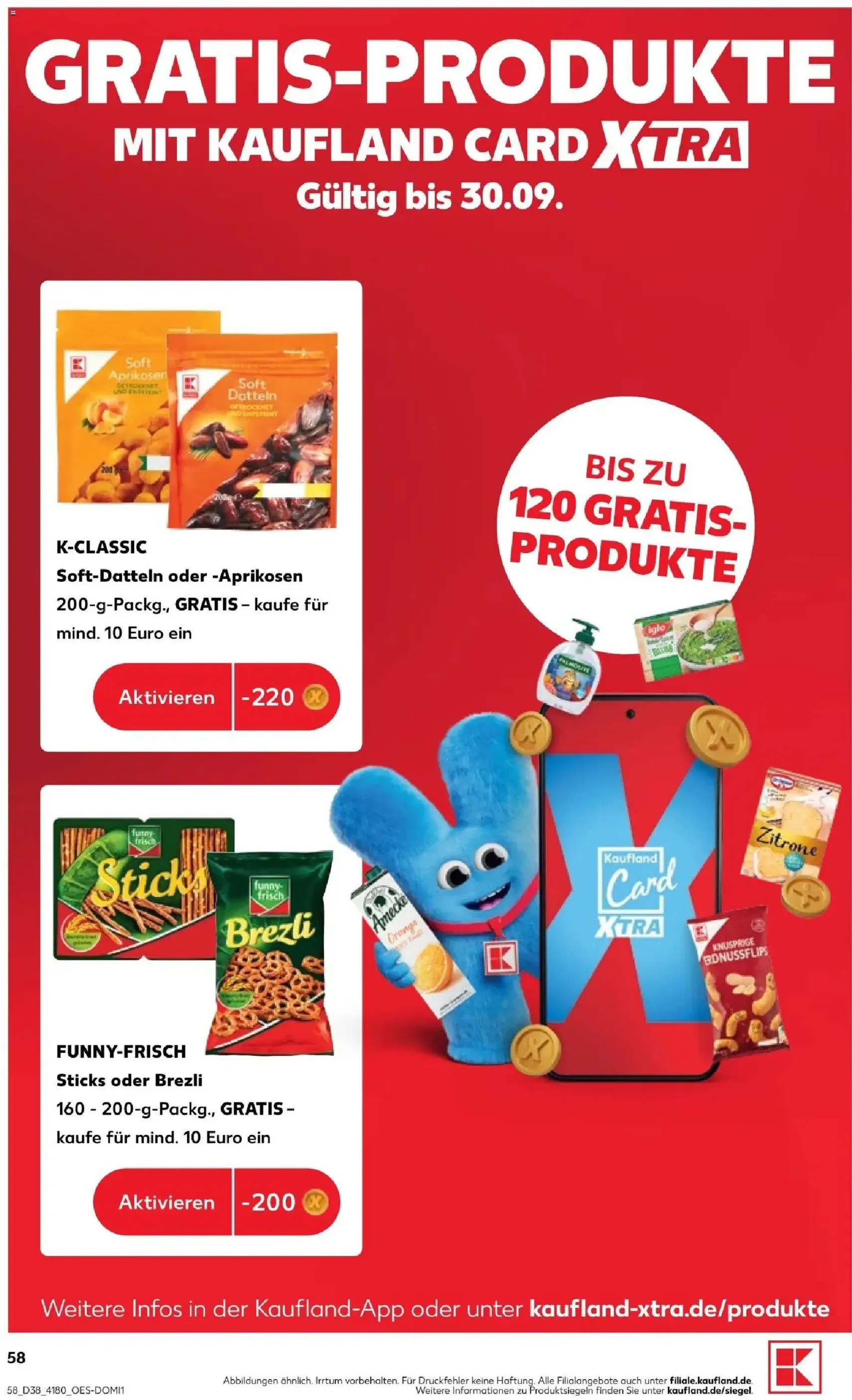 Kaufland Prospekt - Gültiger Prospekt ab 17.09.2026, Seite 58 von insgesamt 66