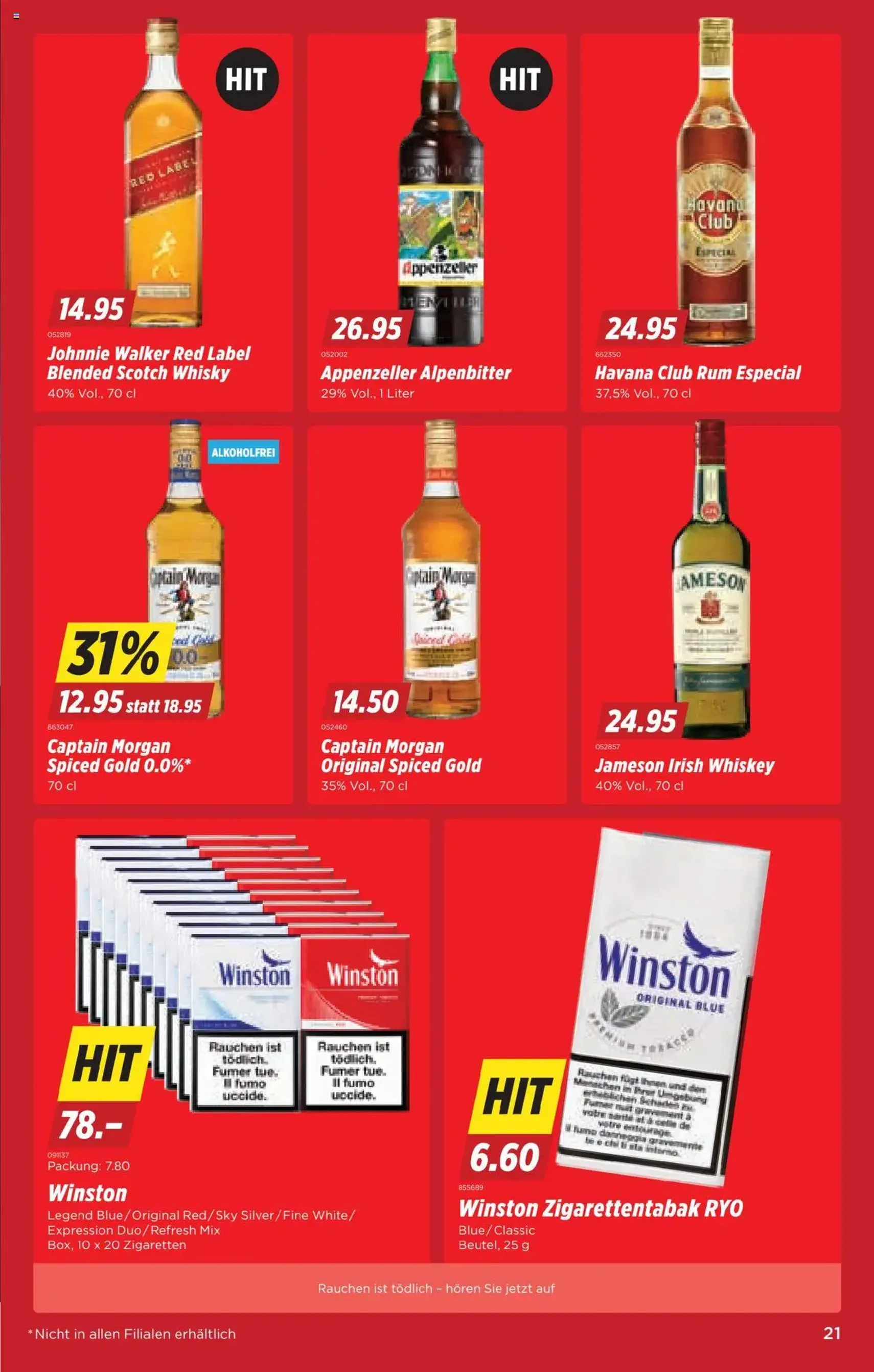 Denner Aktionen - Gültiger Prospekt ab 14.10.2025, Seite 21 von insgesamt 24 Denner Aktionen - Gültiger Prospekt ab 14.10.2025, Seite 21 von insgesamt 24