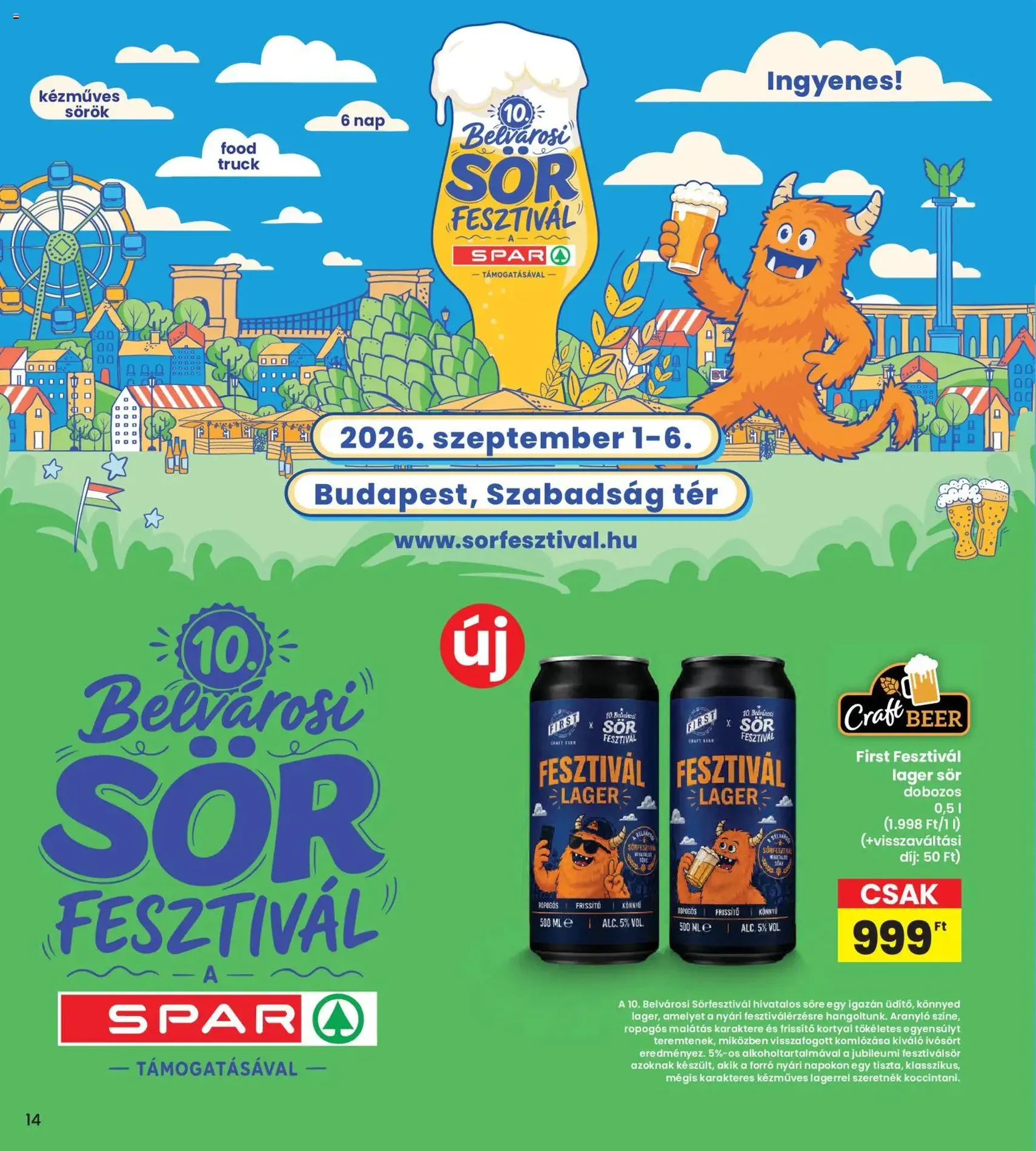 Interspar akciós újság - 2026.08.06. érvényes szórólap 14 oldal 20 oldalból