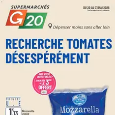 G20 Supermarchés catalogue - Prévisualisation du catalogue valable à partir du 20/05/2026