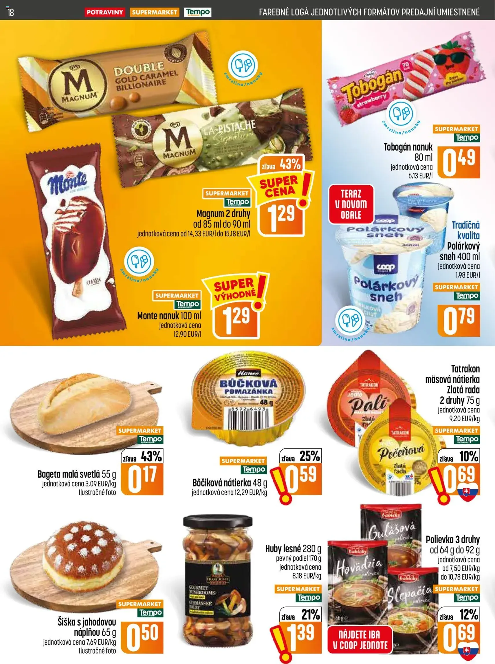 COOP Jednota leták - platný leták od 06.08.2026 strana 18 z 28