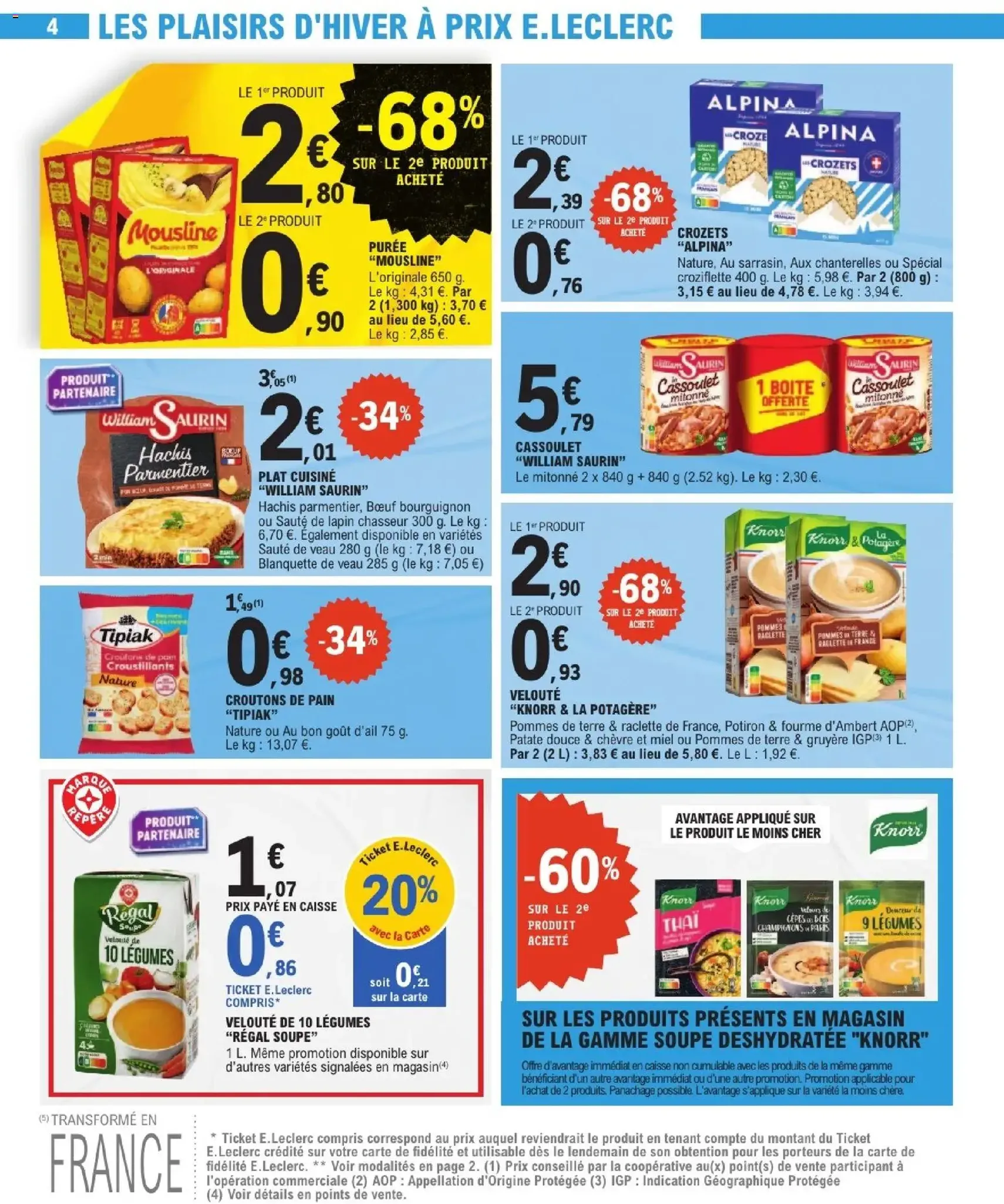 E.Leclerc catalogue semaine 45 - brochure valable à partir du 04/11/2025, page 4 sur 36