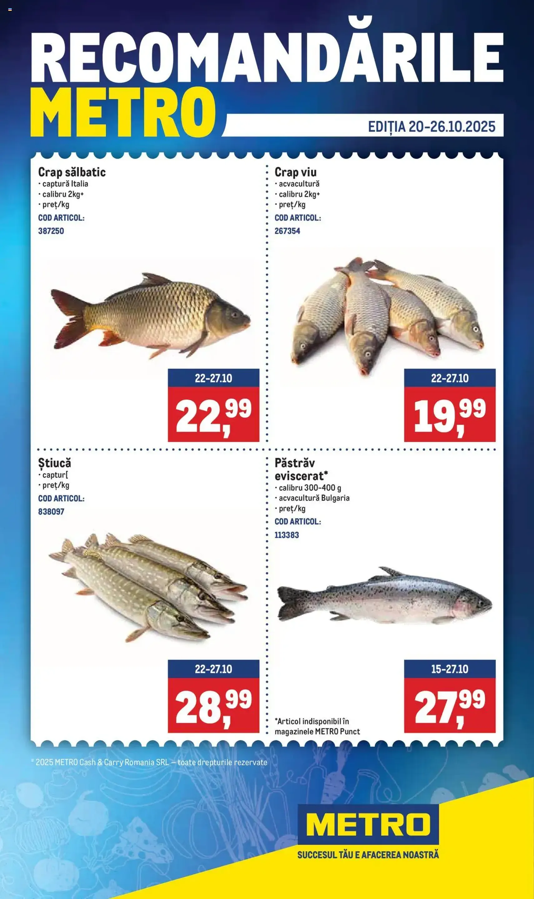 Catalog Metro - cataloage valabile începând cu 20.10.2025 pagina 1 din 4
