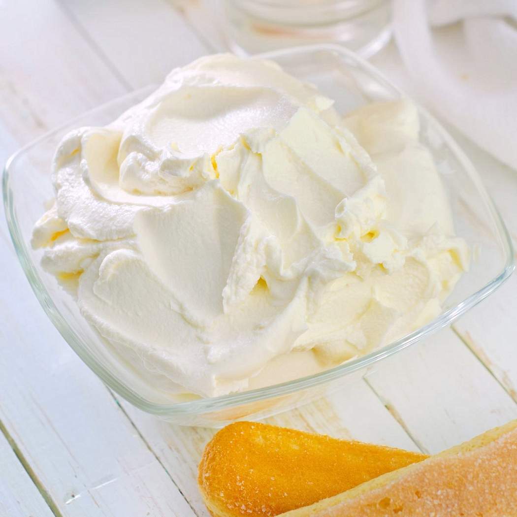 Túrós-mascarpone töltelék