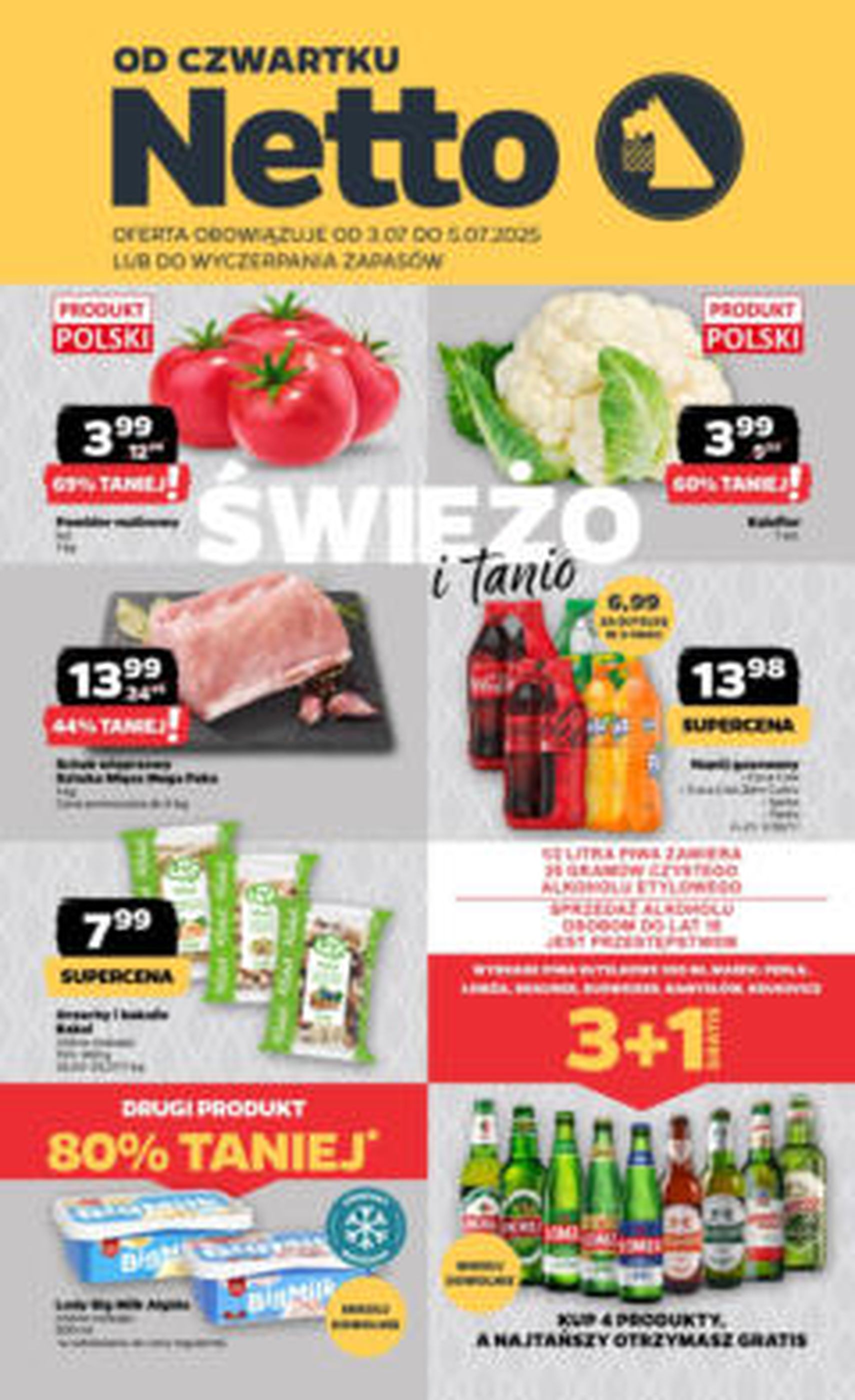 Netto gazetka - Spożywcza - ważny gazetka od 03.07.2025 strona 1 z 1