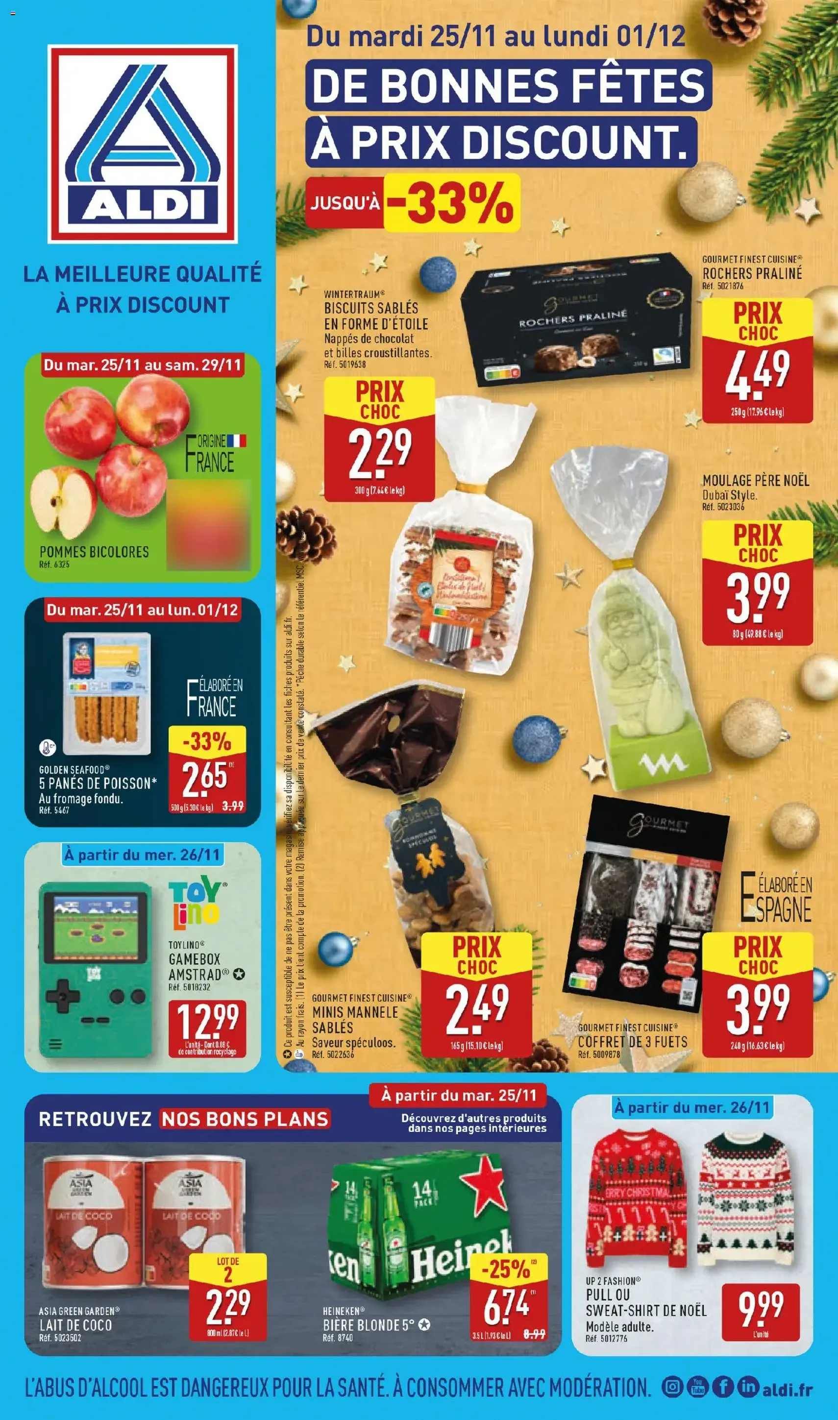 Aldi - Catalogue de la semaine 48 - brochure valable à partir du 25/11/2025, page 1 sur 56