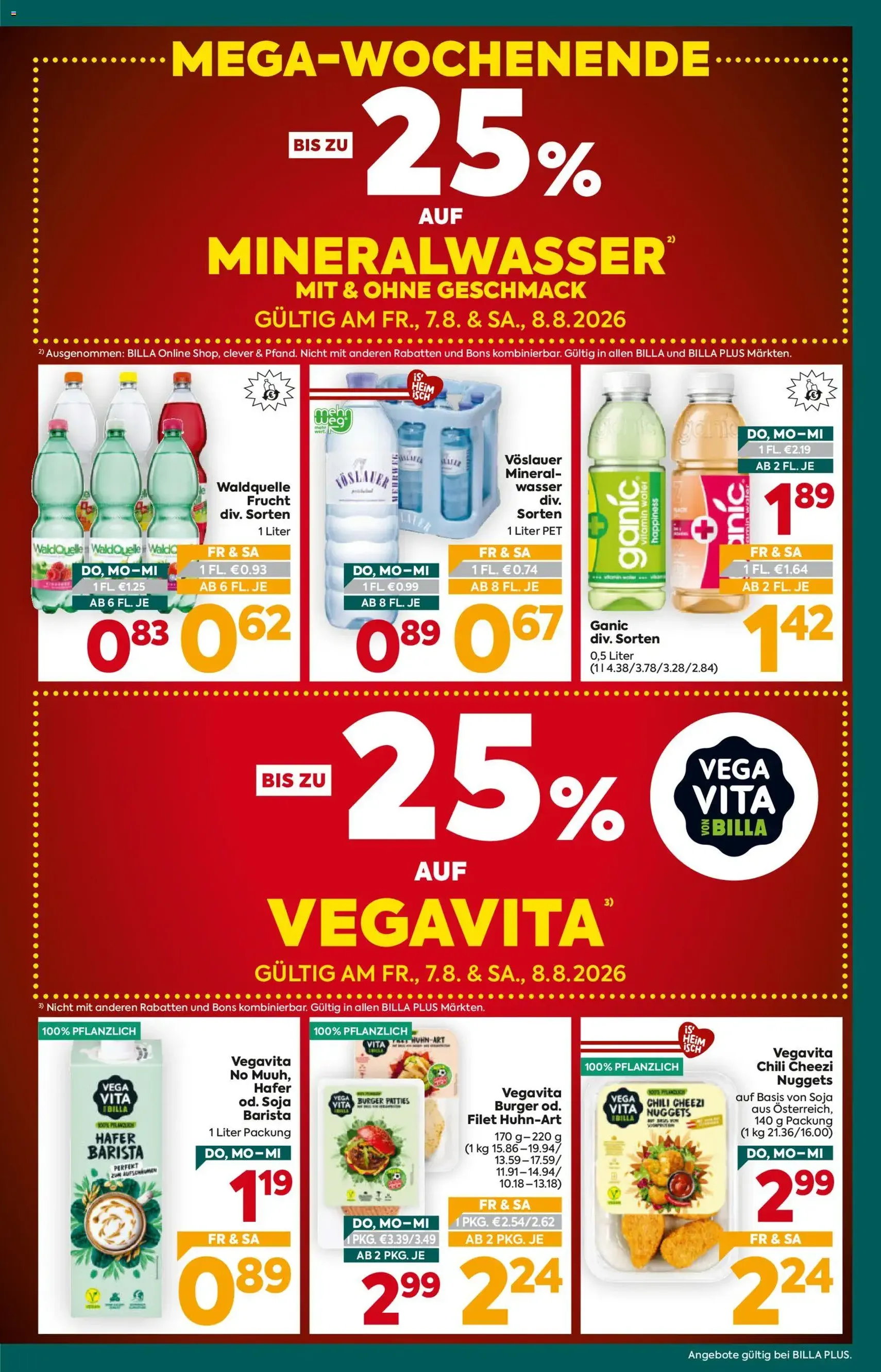 Billa Plus Flugblatt - Gültiger Prospekt ab 06.08.2026, Seite 3 von insgesamt 16