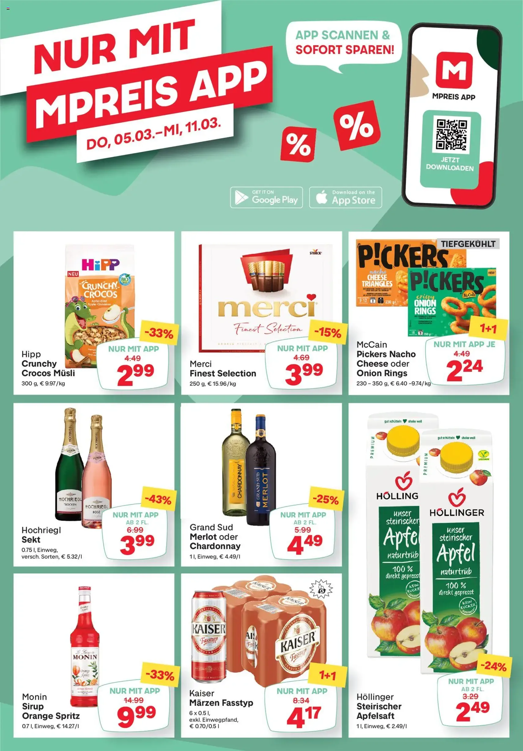 MPREIS Flugblatt - Gültiger Prospekt ab 05.03.2026, Seite 14 von insgesamt 15