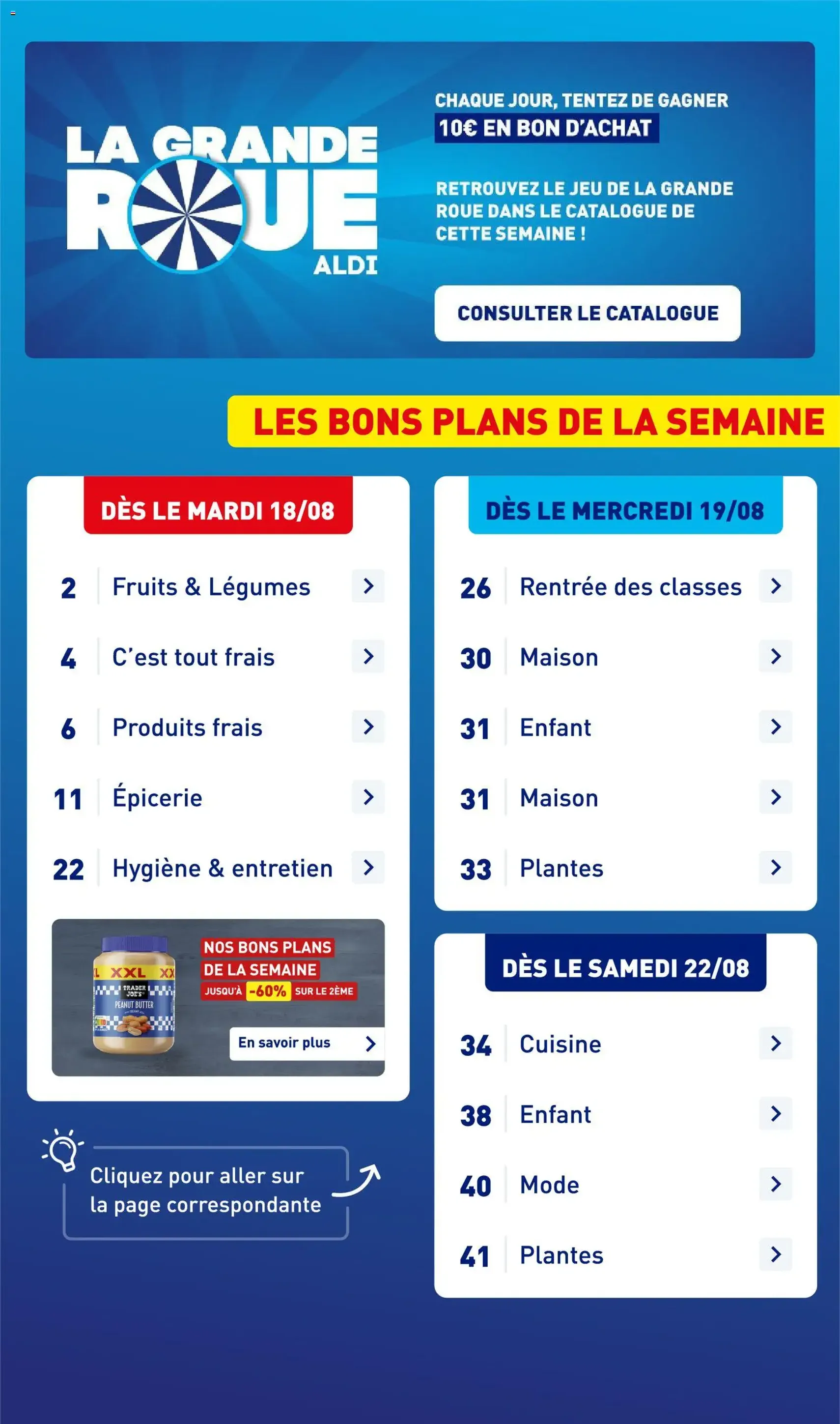 Aldi catalogue - brochure valable à partir du 18/08/2026, page 3 sur 45