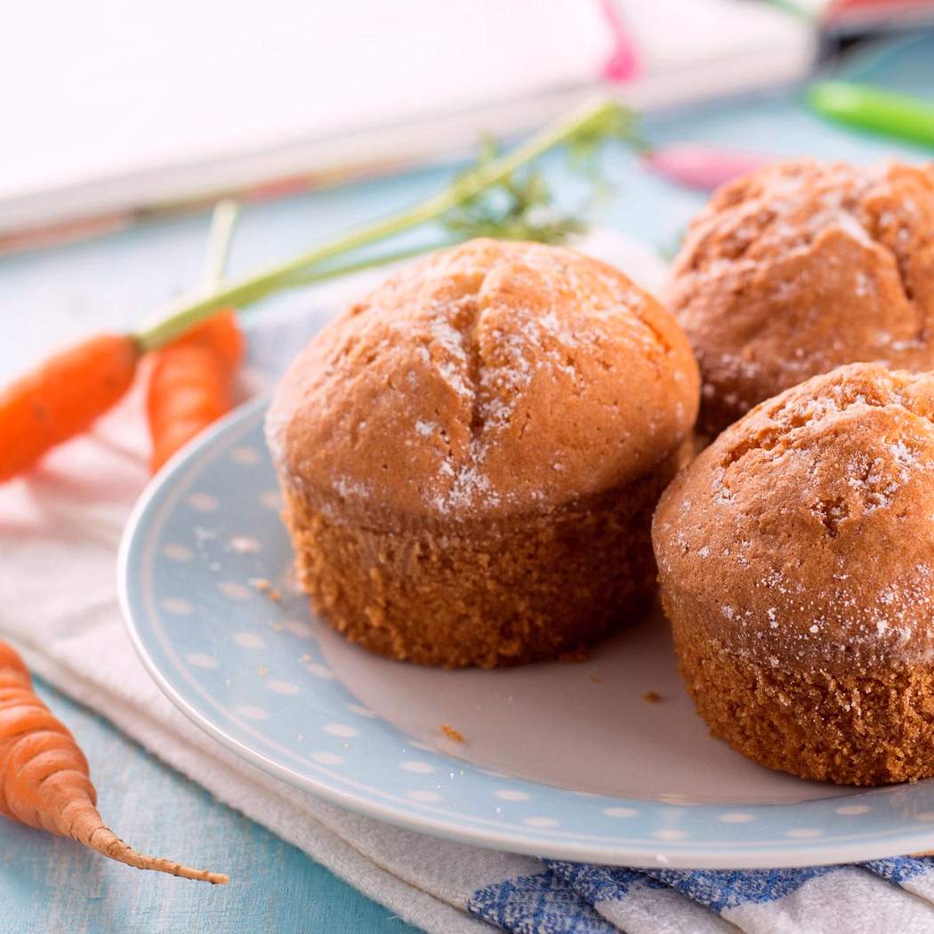 Muffin alle carote per bambini