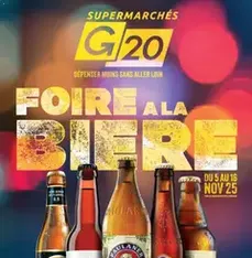 G20 Supermarchés catalogue - Prévisualisation du catalogue valable à partir du 05/11/2025