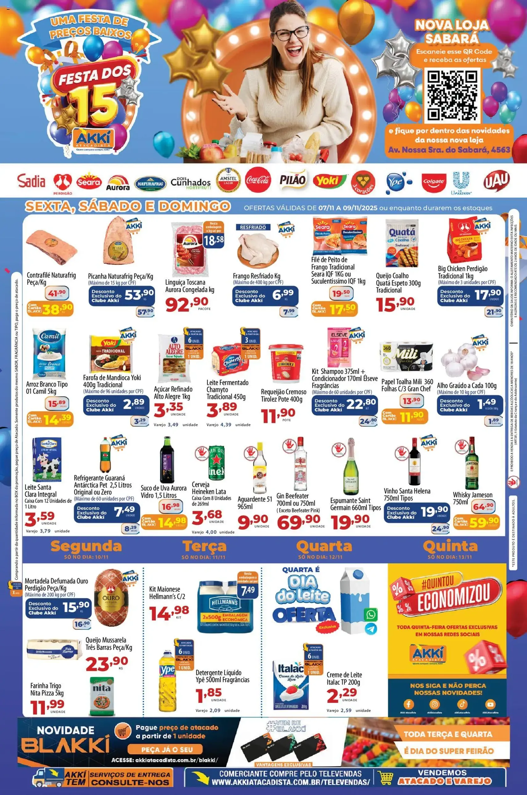 Akki Atacadista - Ofertas da semana - folheto válido a partir de 07/11/2025 página 1 de 2