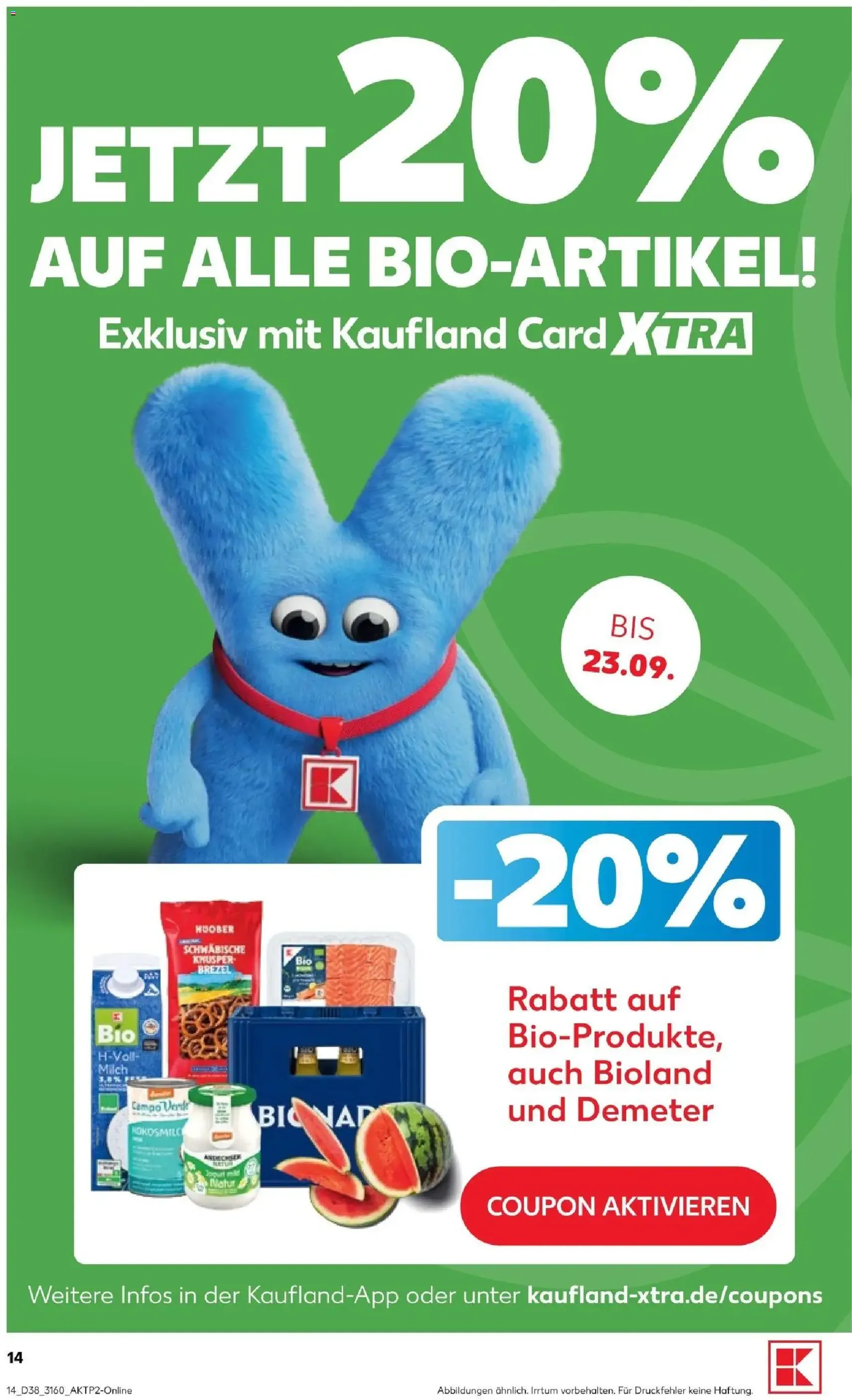 Kaufland Prospekt - Gültiger Prospekt ab 17.09.2026, Seite 14 von insgesamt 66