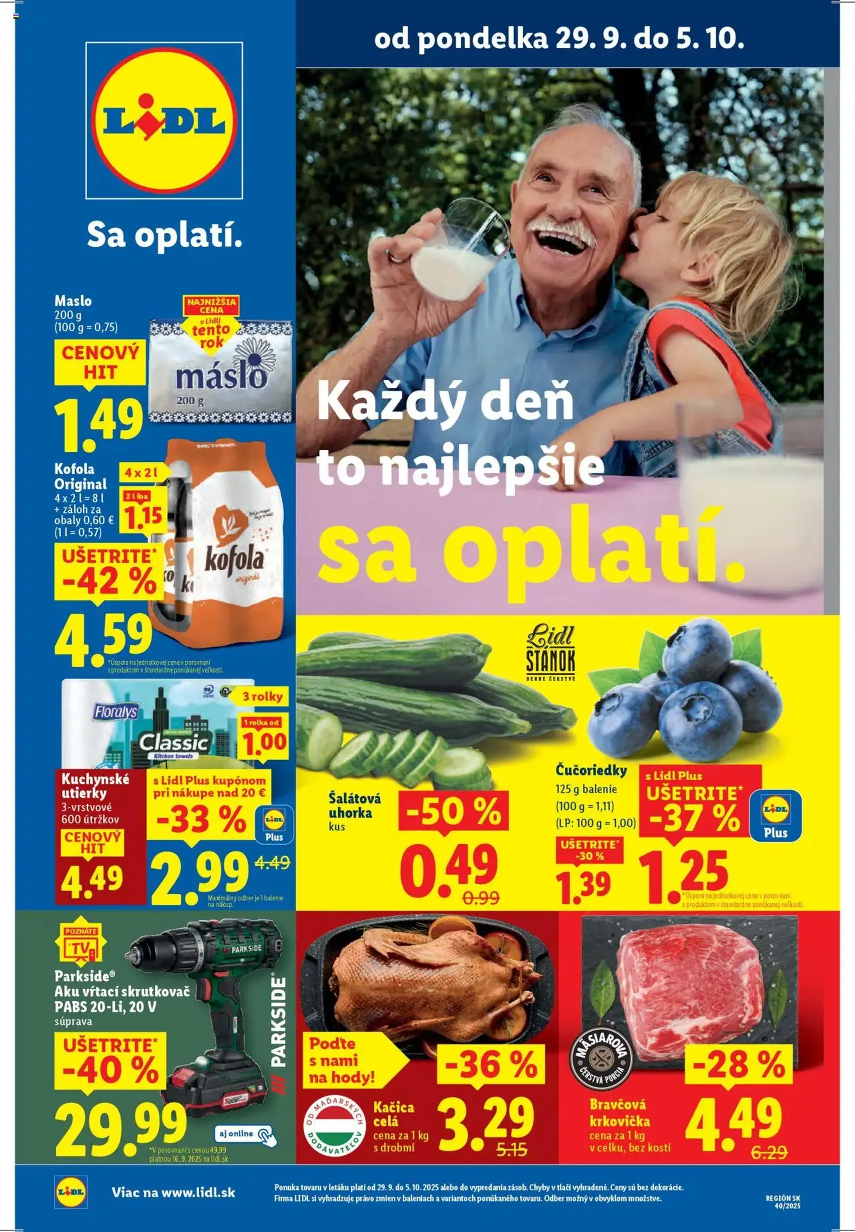 Lidl leták - platný leták od 29.09.2025 strana 1 z 95
