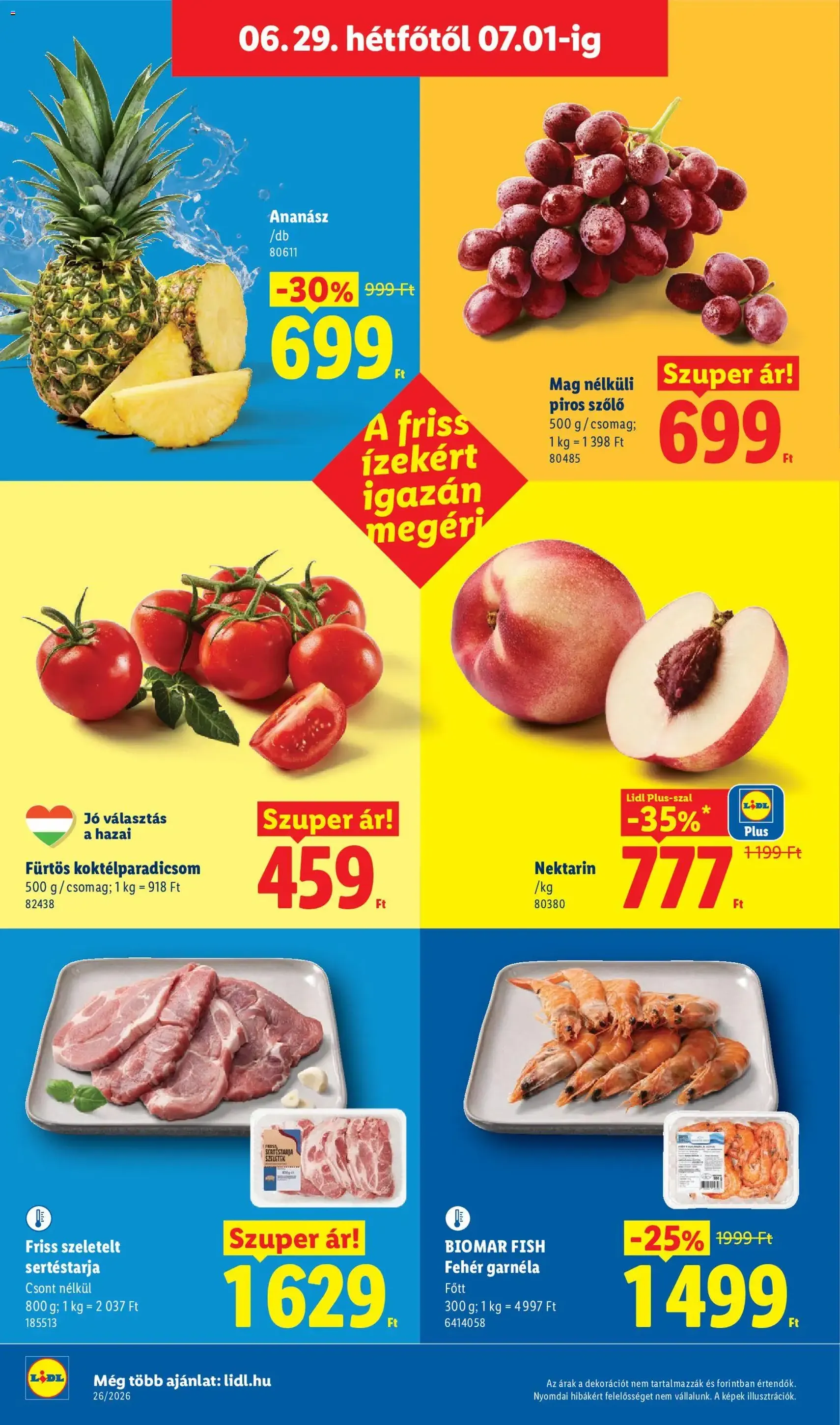Lidl akciós újság - 2026.06.25. érvényes szórólap 60 oldal 74 oldalból