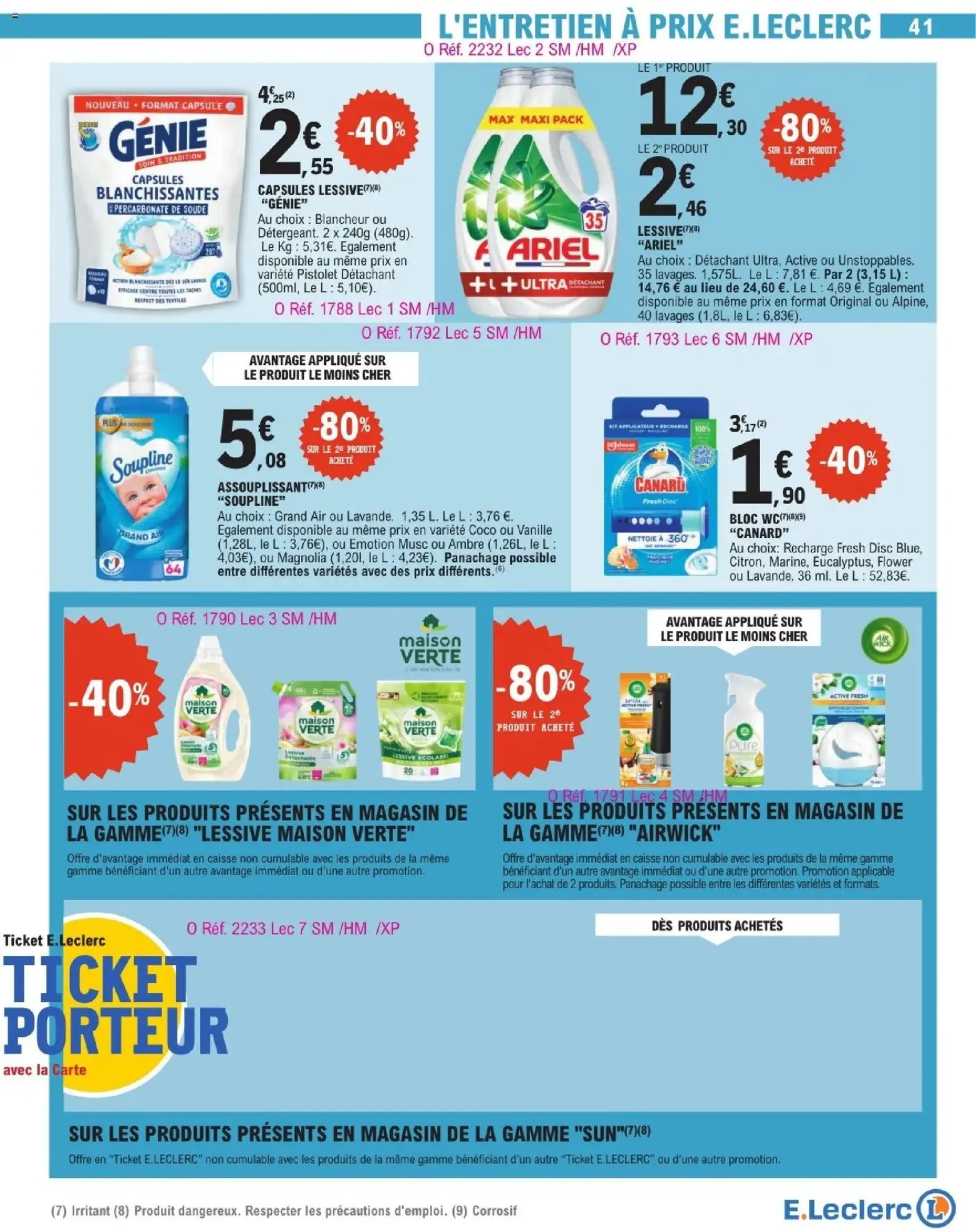 E.Leclerc catalogue de la semaine 22 - brochure valable à partir du 26/05/2026, page 41 sur 66