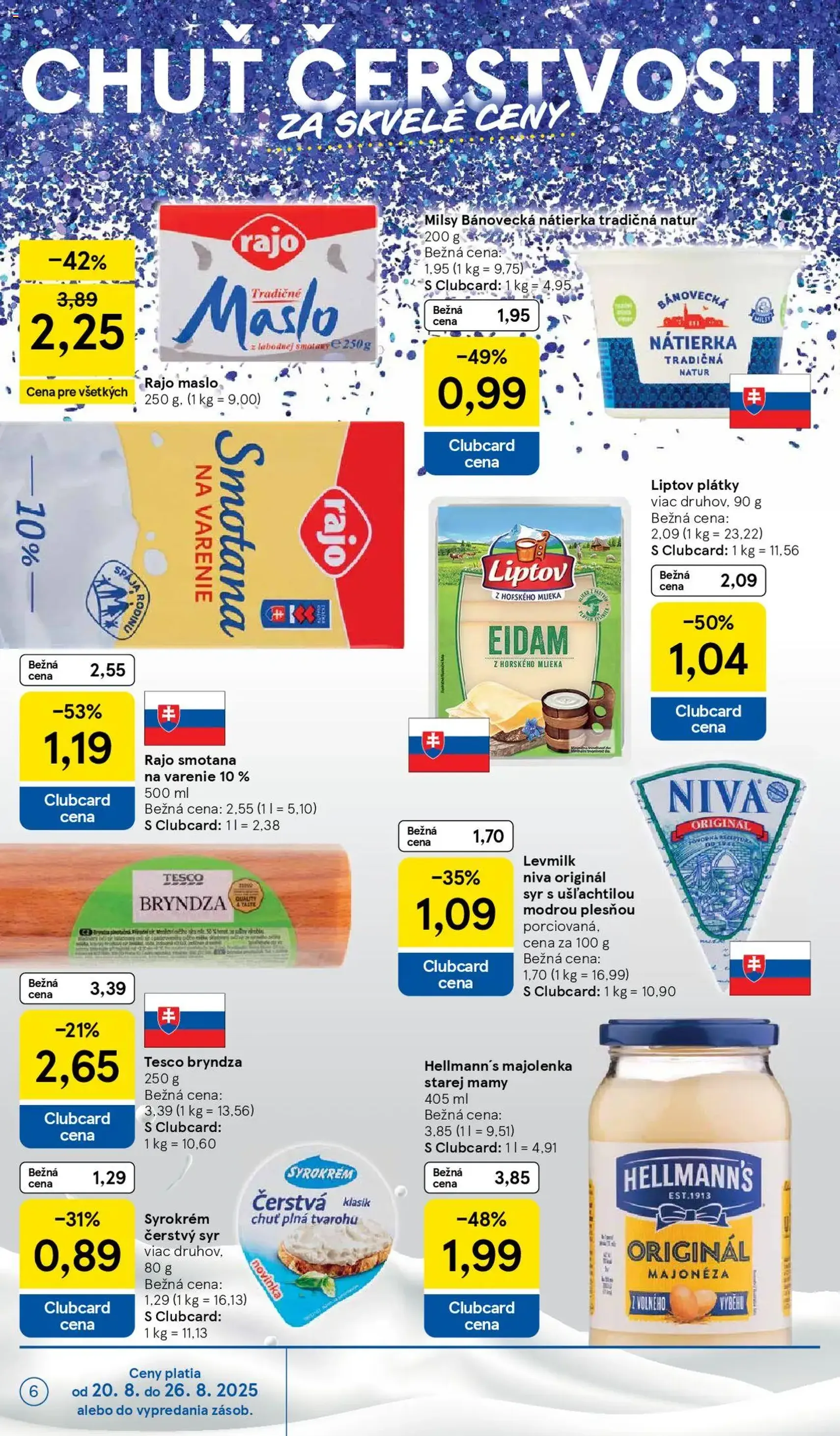 Tesco Hypermarket - leták - platný leták od 20.08.2025 strana 6 z 38