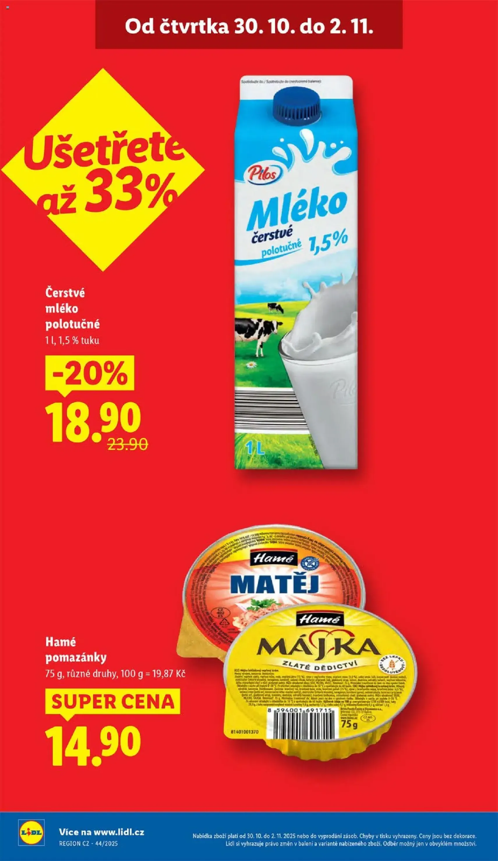 Lidl leták - platný leták od 30.10.2025 strana 4 z 47 Lidl leták - platný leták od 30.10.2025 strana 4 z 47