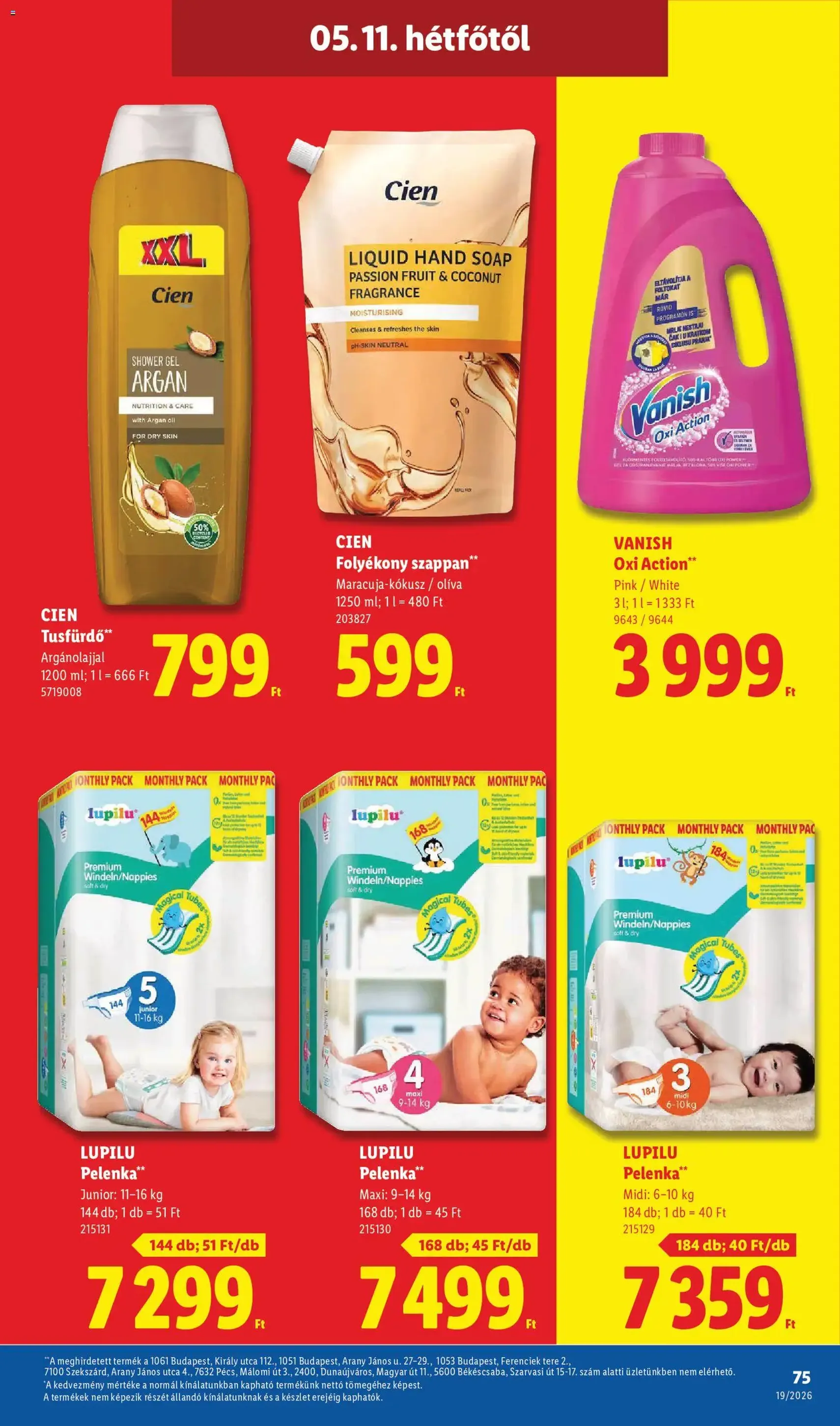 Lidl akciós újság - 2026.05.07. érvényes szórólap 75 oldal 76 oldalból