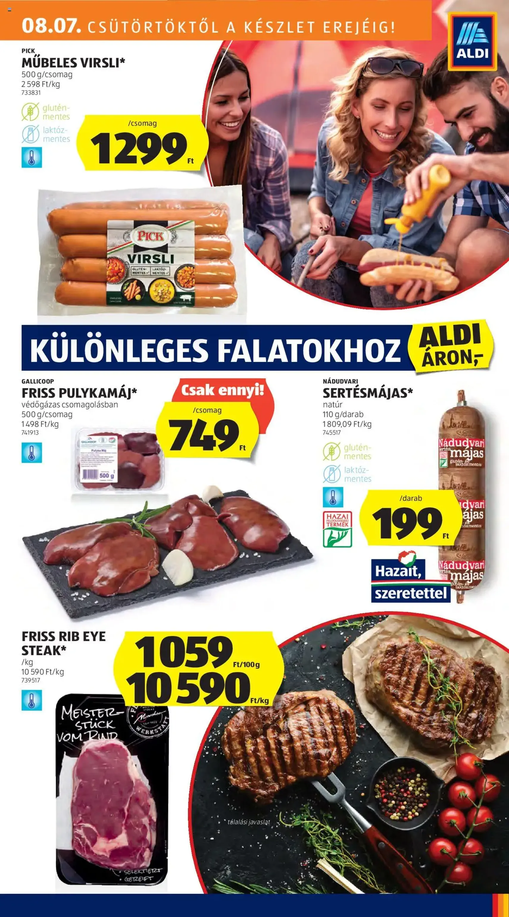 Aldi Akciós újság - 2025.08.07. érvényes szórólap 15 oldal 52 oldalból Aldi Akciós újság - 2025.08.07. érvényes szórólap 15 oldal 52 oldalból