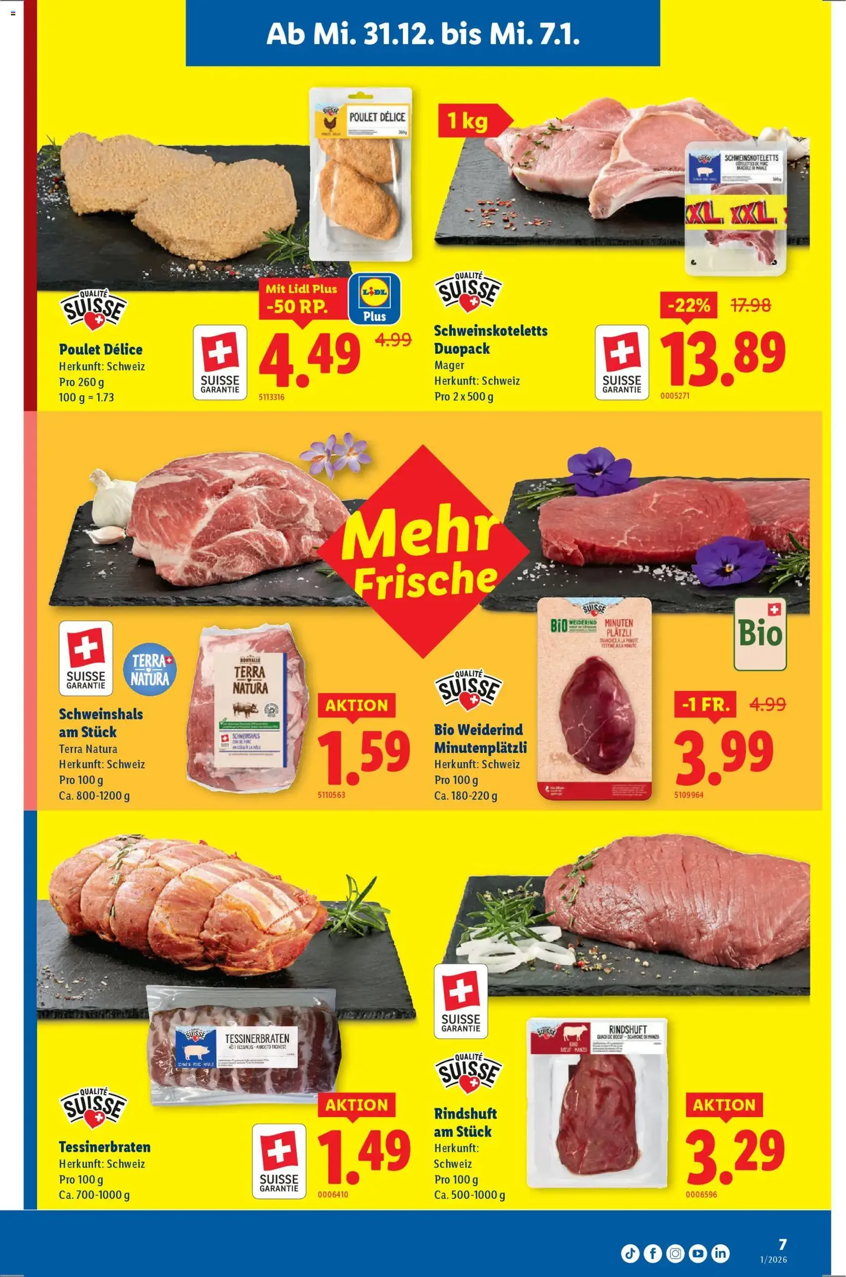 Lidl Aktionen - Gültiger Prospekt ab 31.12.2025, Seite 7 von insgesamt 32