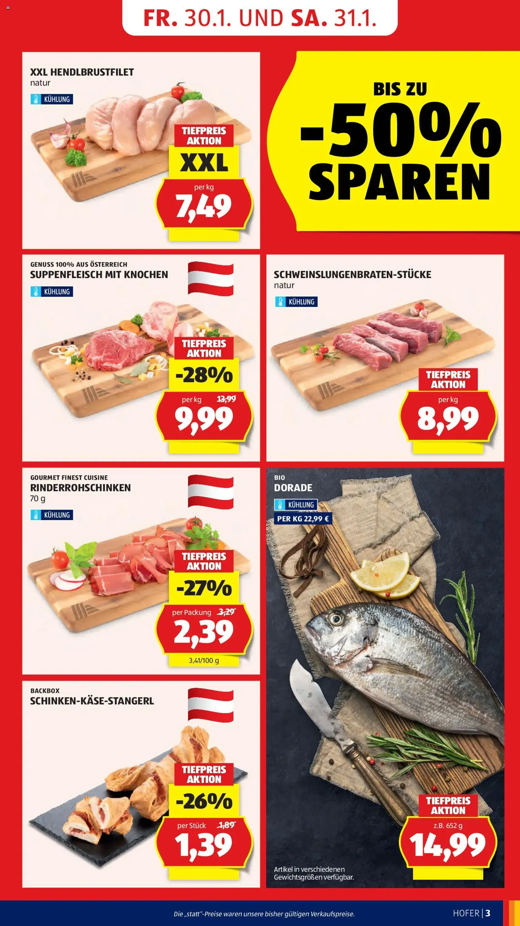 Hofer Flugblatt - Gültiger Prospekt ab 30.01.2026, Seite 5 von insgesamt 41