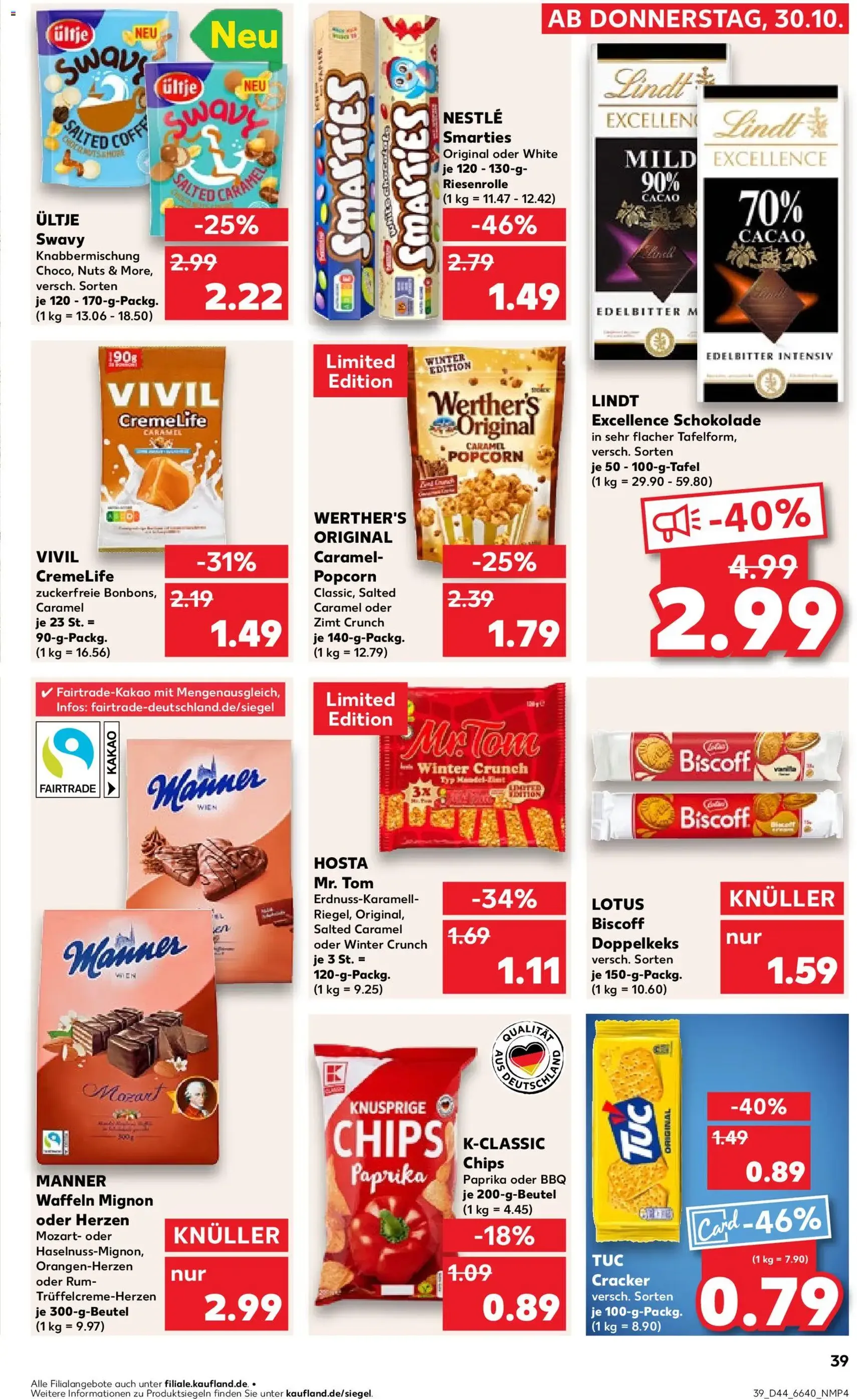 Kaufland Prospekt - Gültiger Prospekt ab 30.10.2025, Seite 39 von insgesamt 71 Kaufland Prospekt - Gültiger Prospekt ab 30.10.2025, Seite 39 von insgesamt 71