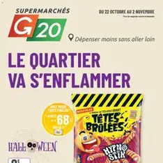 G20 Supermarchés catalogue - Prévisualisation du catalogue valable à partir du 22/10/2025