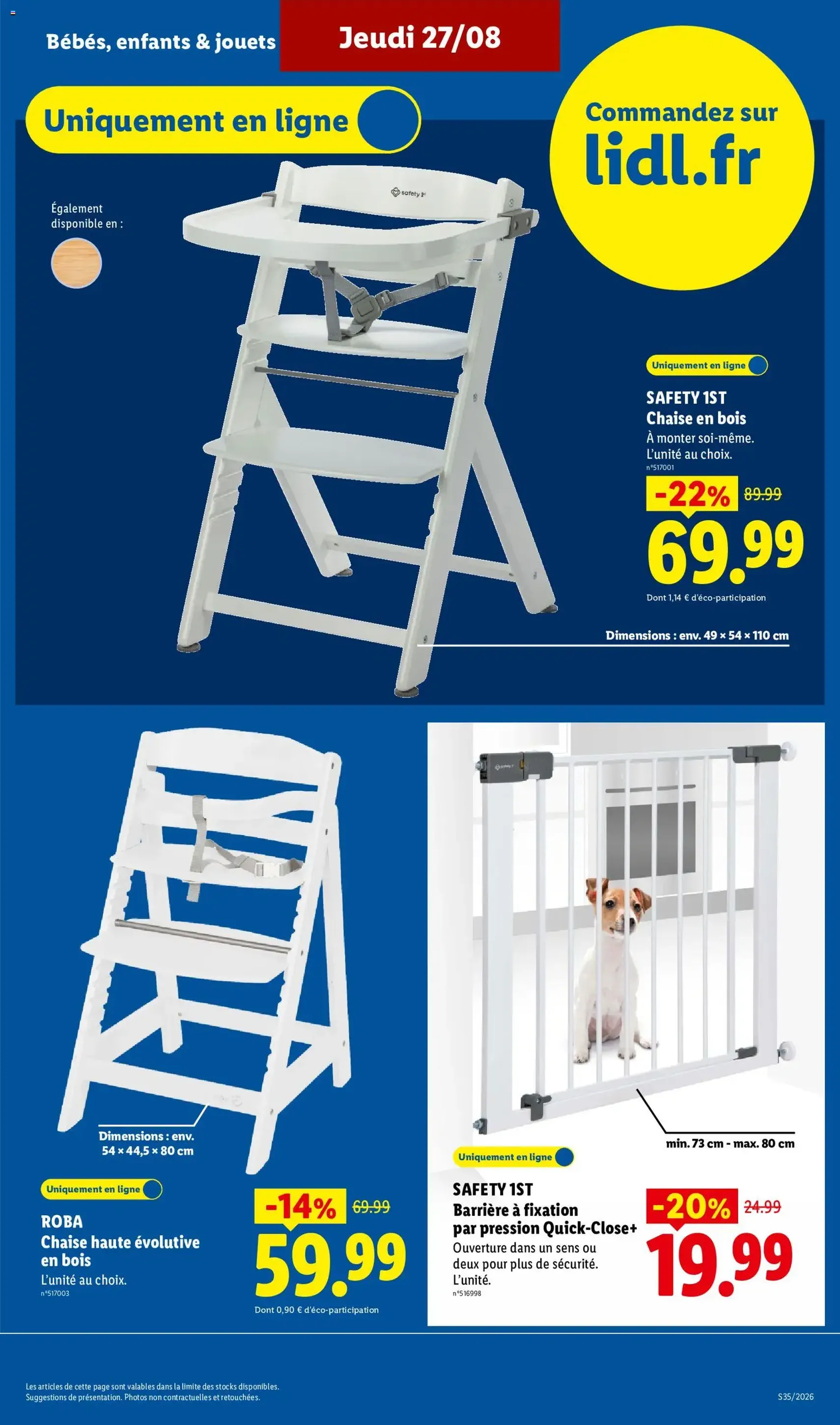 LIDL catalogue - brochure valable à partir du 27/08/2026, page 33 sur 61