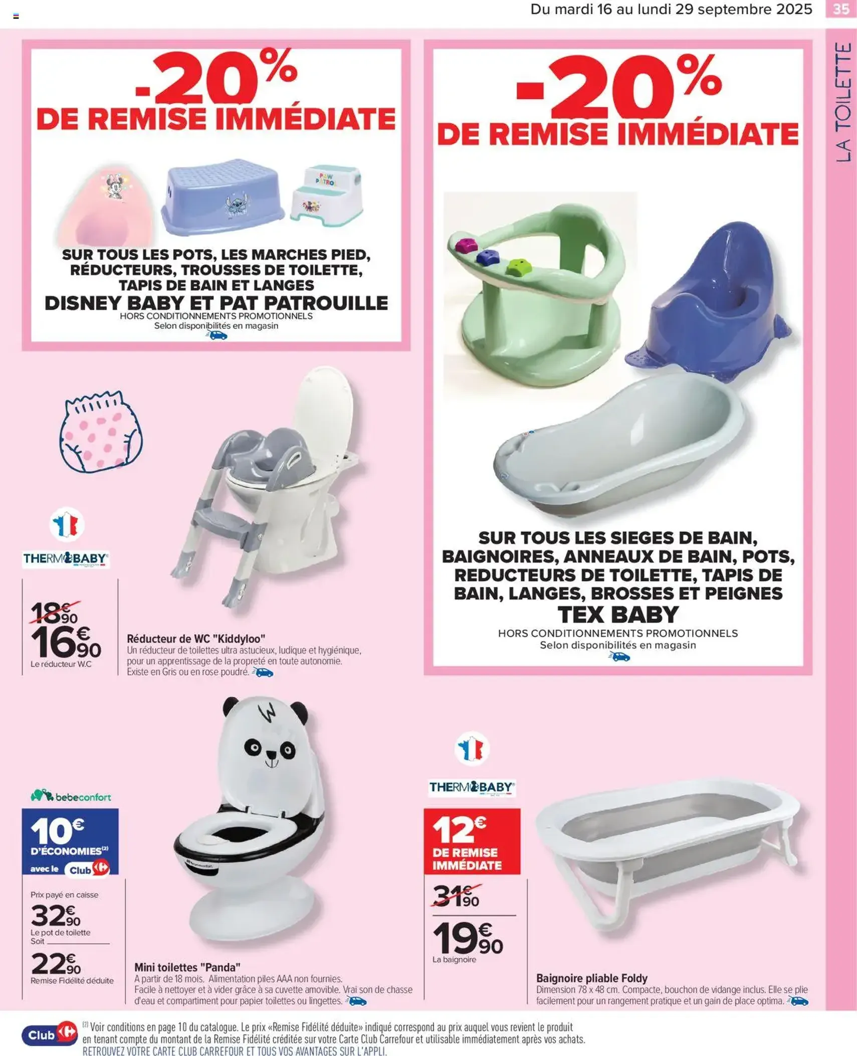 Carrefour Catalogue: Parents malins il n'y a pas de petites éconimies - brochure valable à partir du 16/09/2025, page 37 sur 44