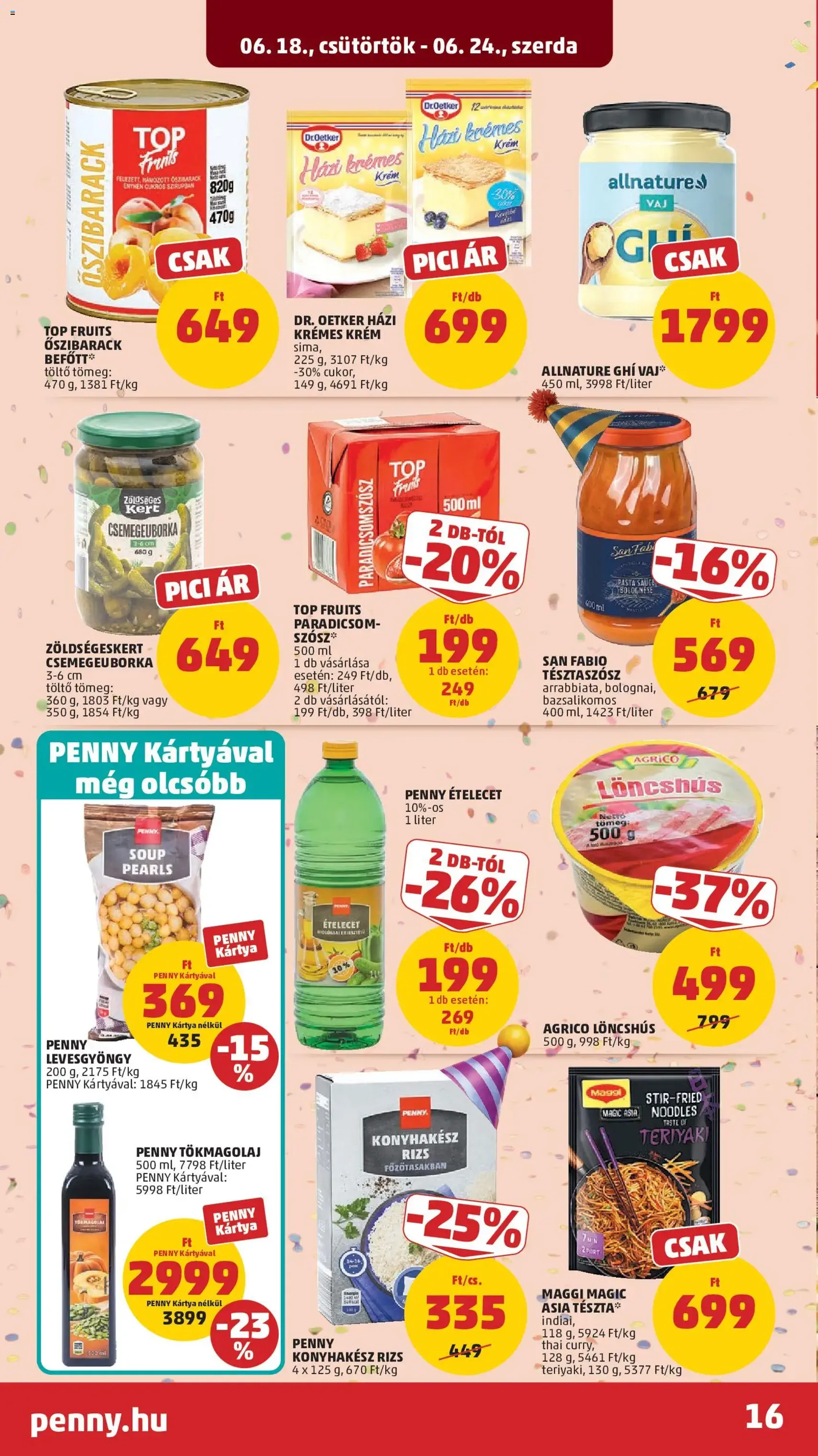 PENNY akciós újság - 2026.06.18. érvényes szórólap 18 oldal 45 oldalból