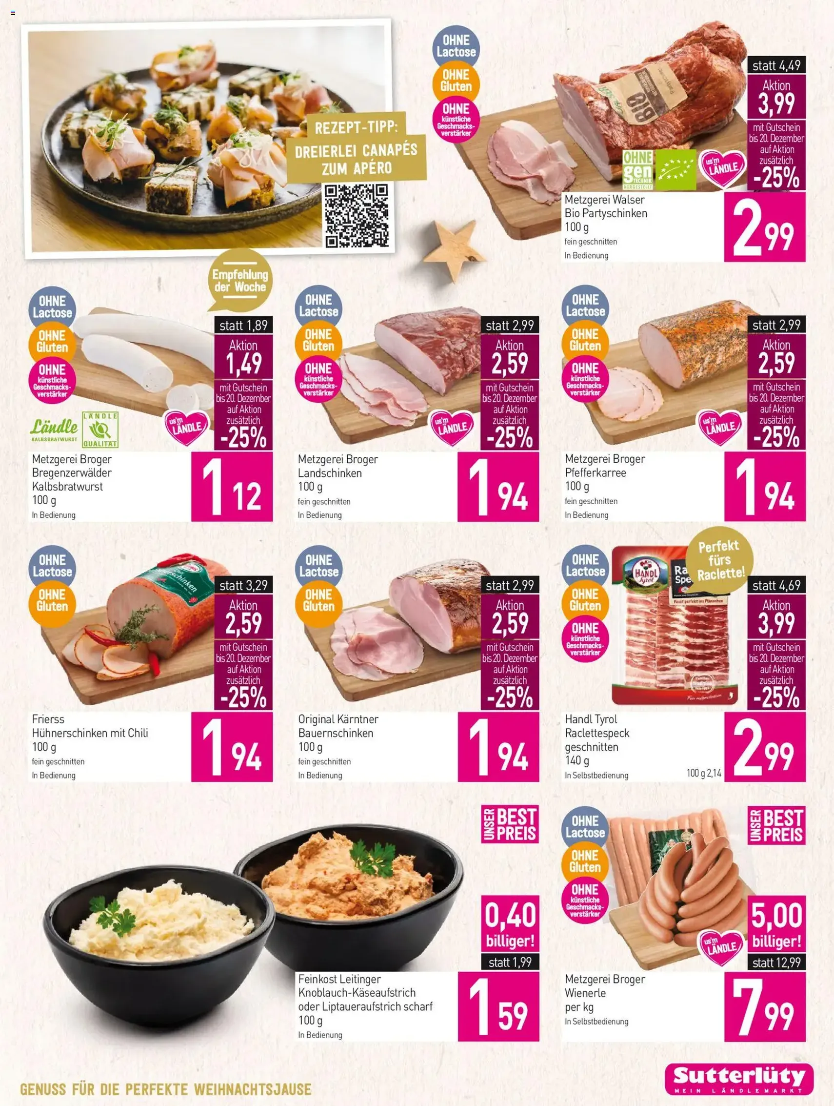 Sutterlüty Flugblatt - Gültiger Prospekt ab 18.12.2025, Seite 11 von insgesamt 28