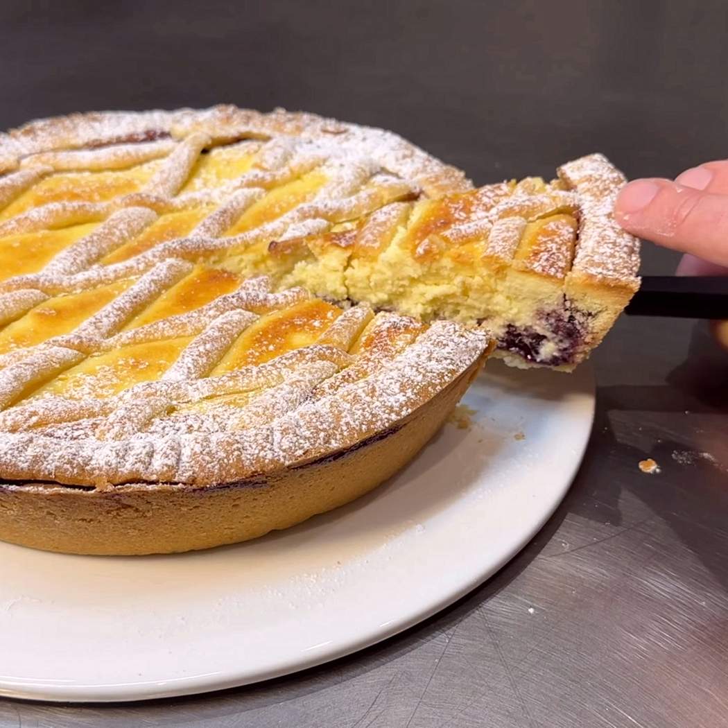 Crostata ricotta e marmellata