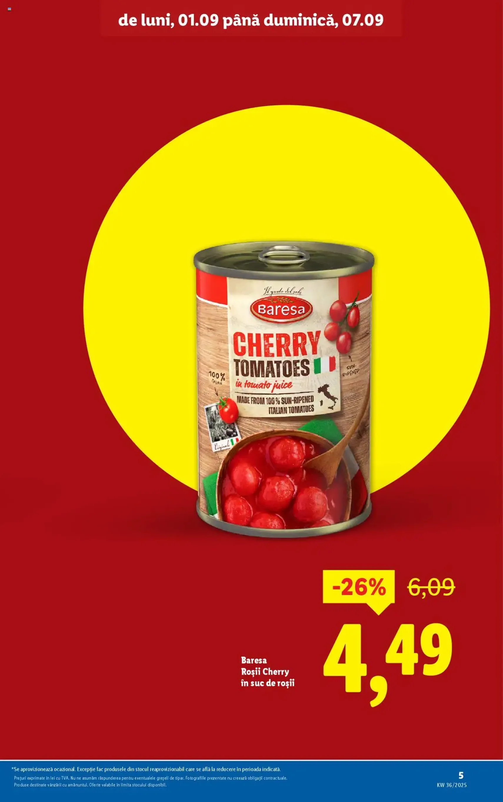 Catalog Lidl - cataloage valabile începând cu 01.09.2025 pagina 5 din 76 Catalog Lidl - cataloage valabile începând cu 01.09.2025 pagina 5 din 76
