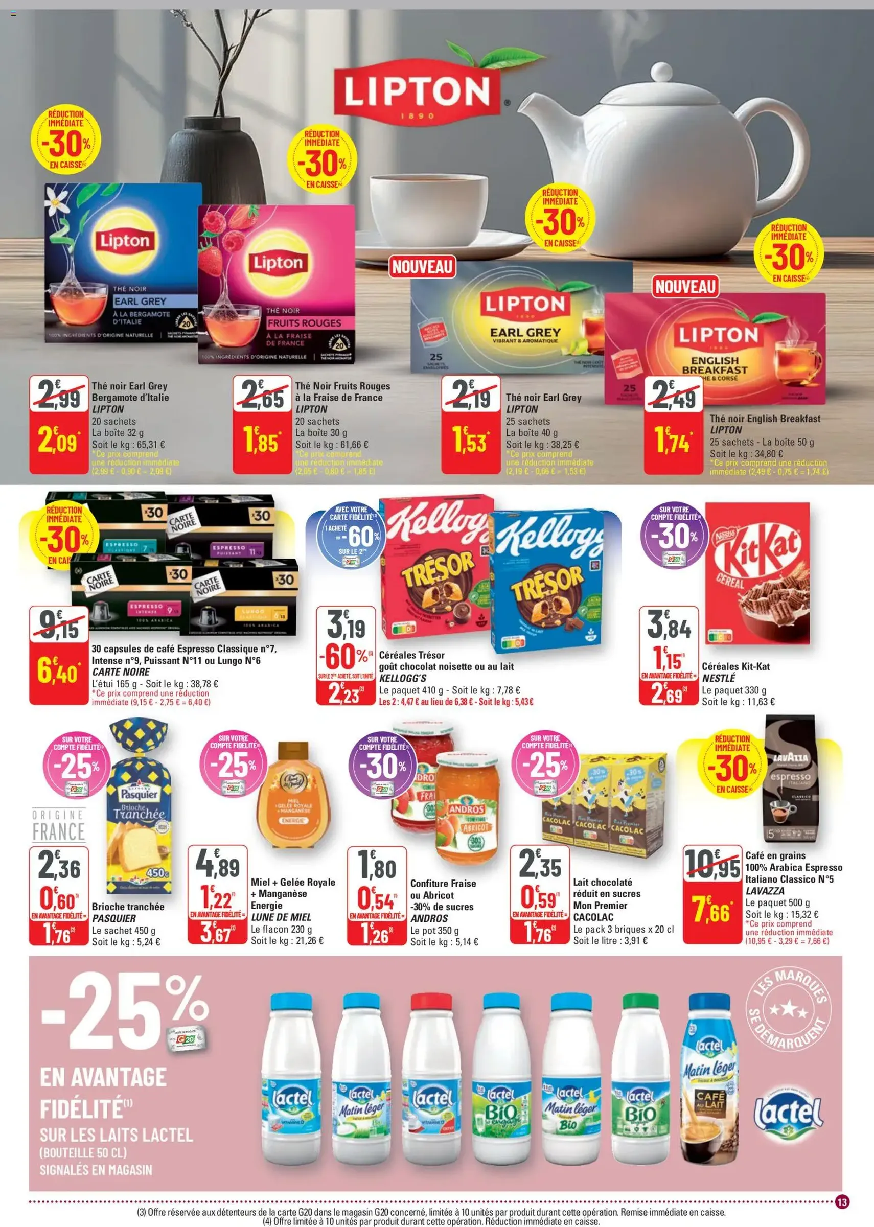 G20 Supermarchés catalogue - brochure valable à partir du 22/10/2025, page 13 sur 20 G20 Supermarchés catalogue - brochure valable à partir du 22/10/2025, page 13 sur 20