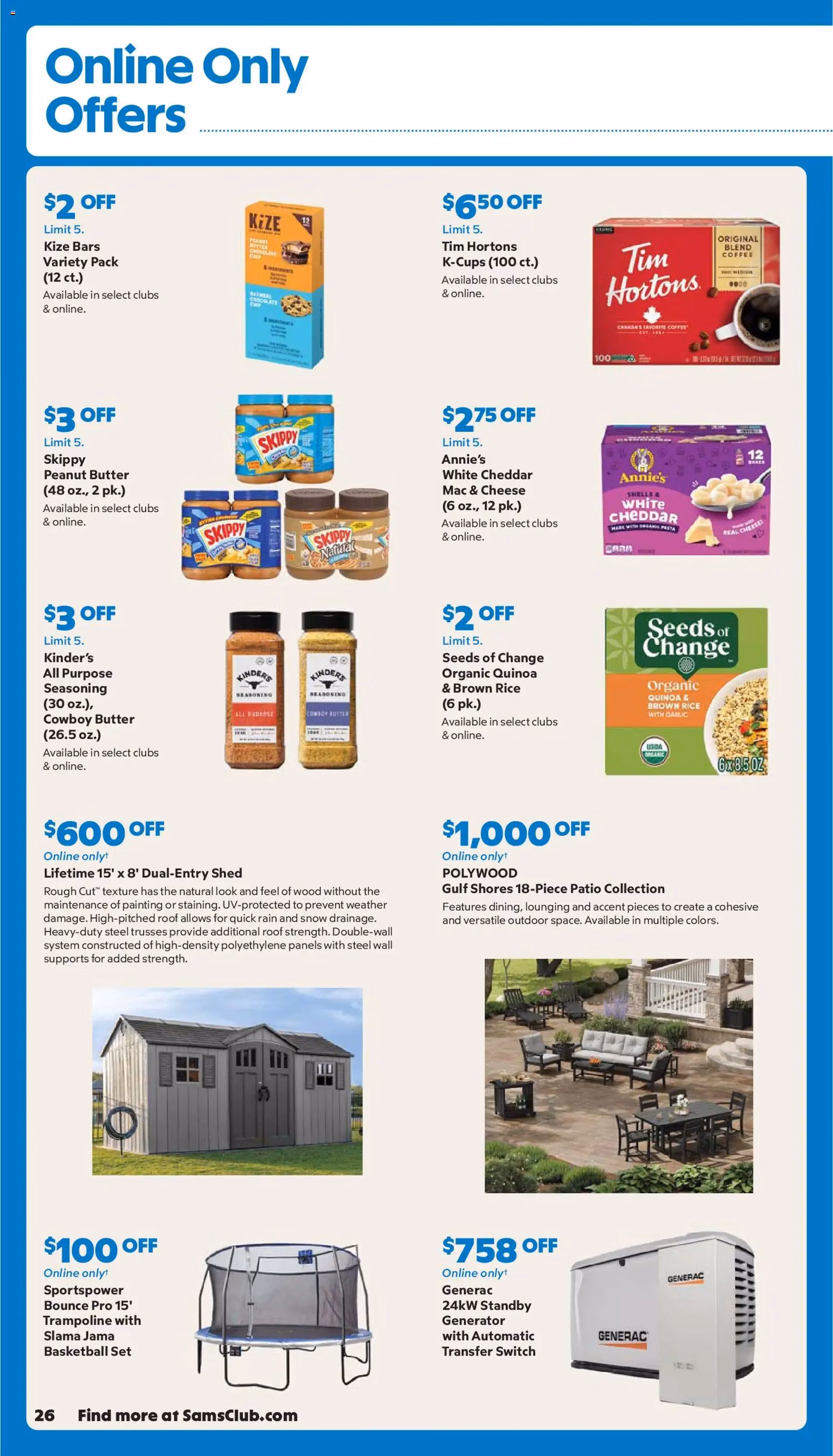 Sam's Club Instant Savings Book July 2026 - valid flyer from 07/22/2026, page 26 of 44