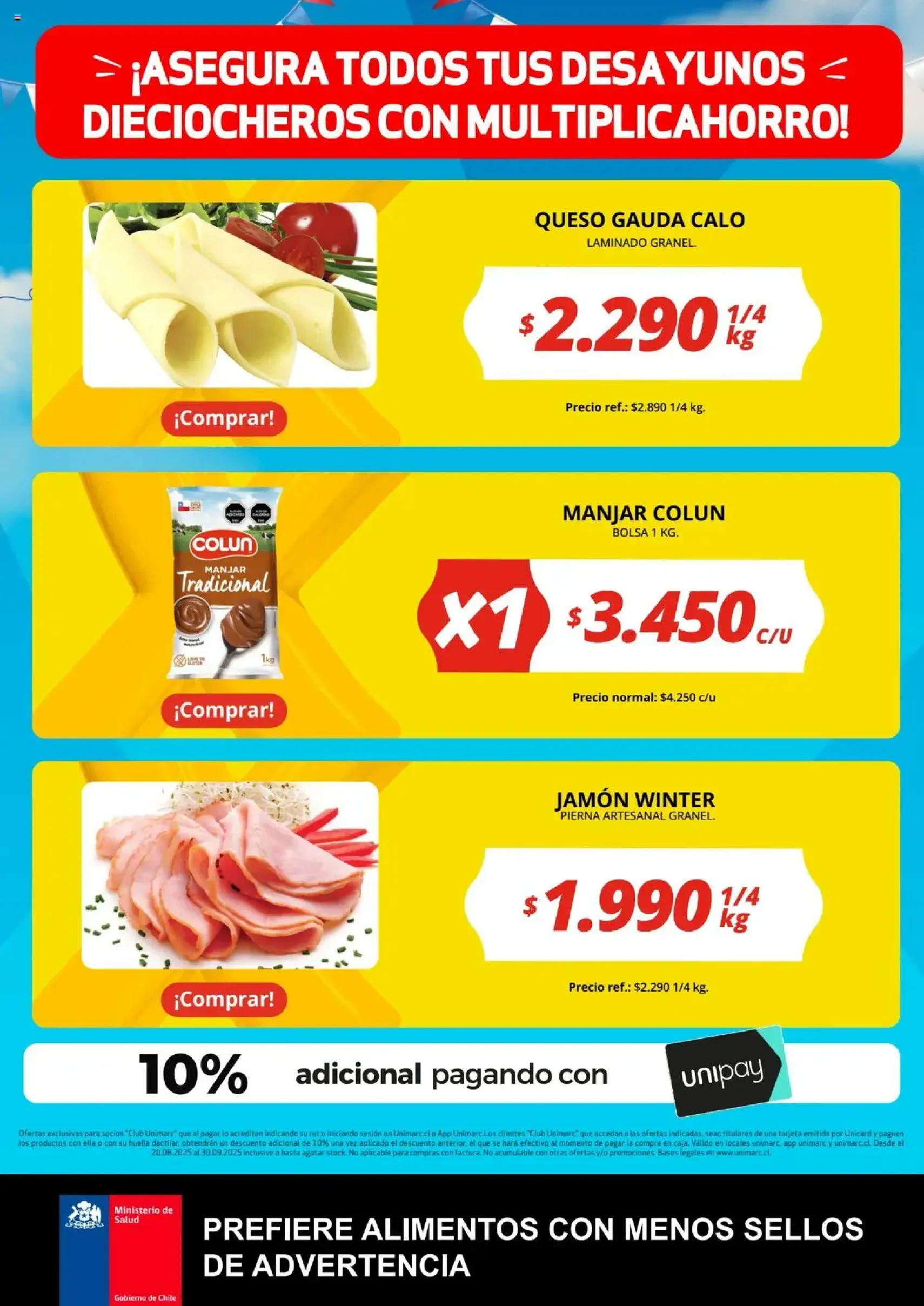 Unimarc ofertas - folleto válido desde 19.08.2025 página 2 de 11 Unimarc ofertas - folleto válido desde 19.08.2025 página 2 de 11