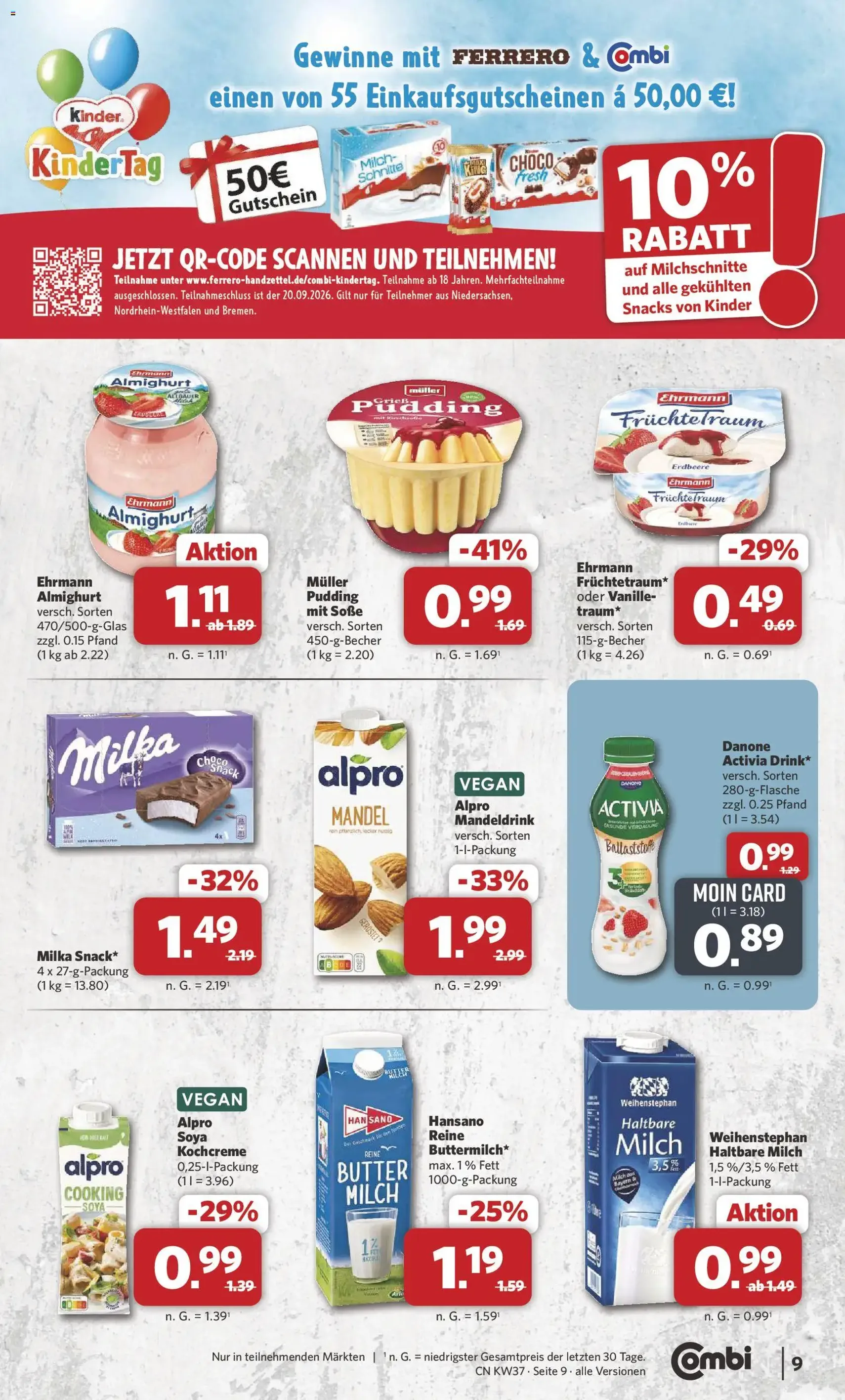 Combi Prospekt - Gültiger Prospekt ab 07.09.2026, Seite 9 von insgesamt 33