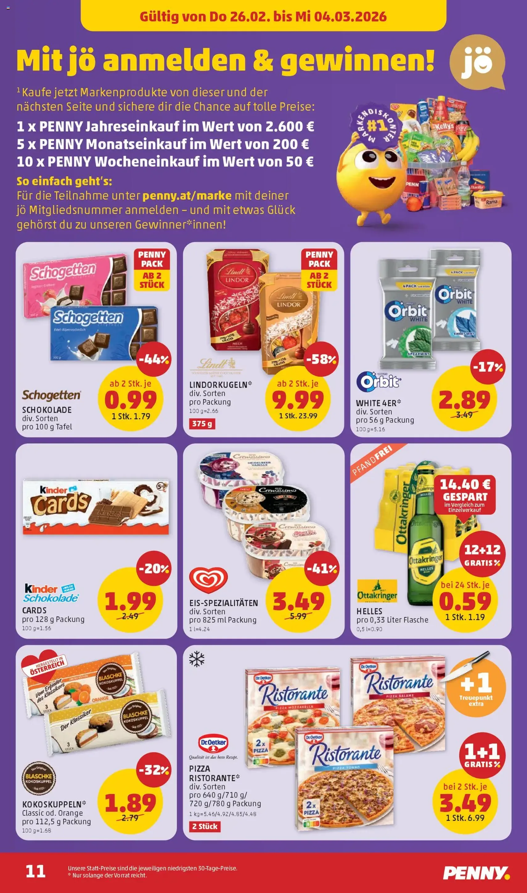 Penny Markt Flugblatt - Gültiger Prospekt ab 26.02.2026, Seite 11 von insgesamt 32