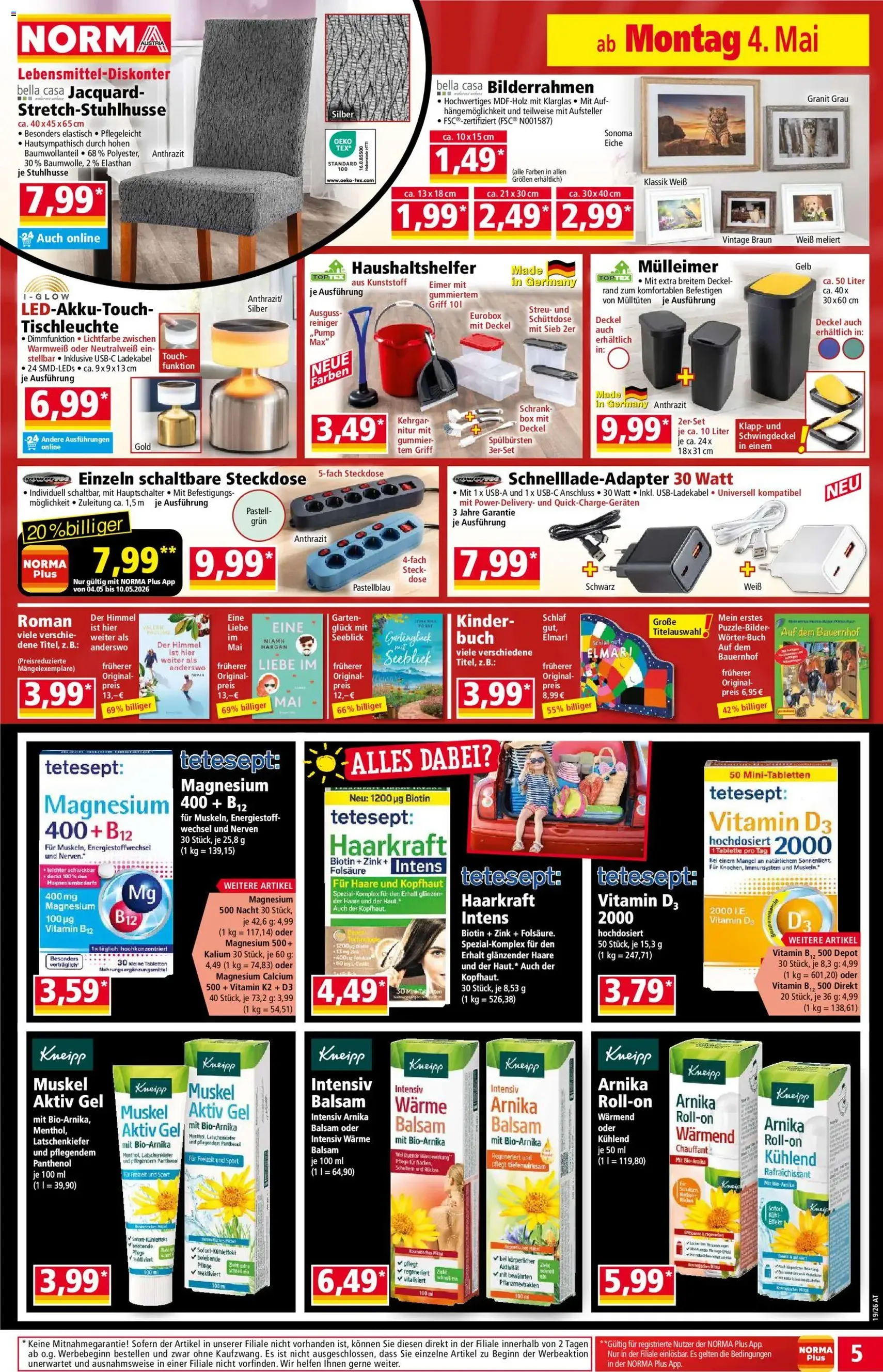 Norma Flugblatt - Gültiger Prospekt ab 04.05.2026, Seite 5 von insgesamt 20